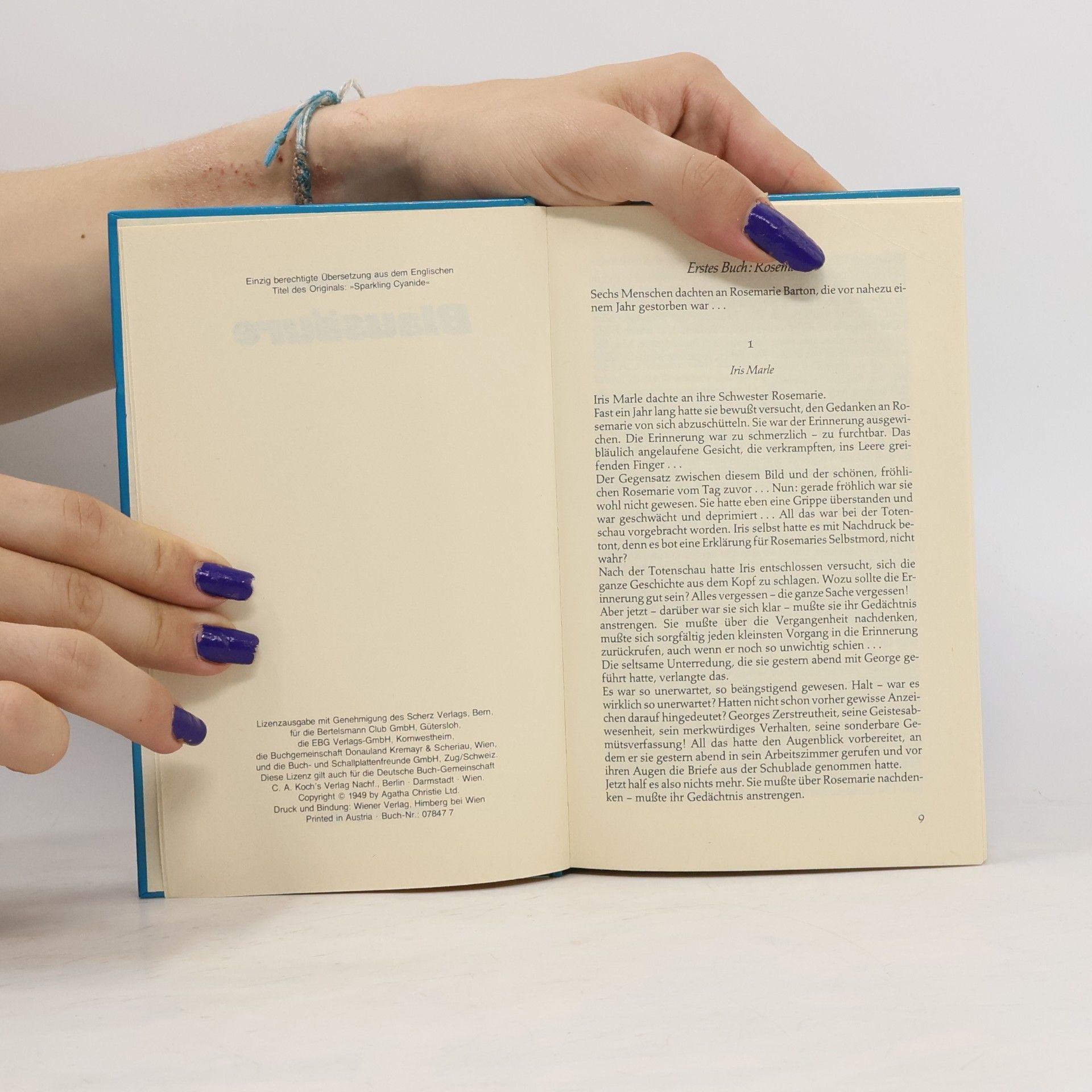 Agatha Christie Blausäure