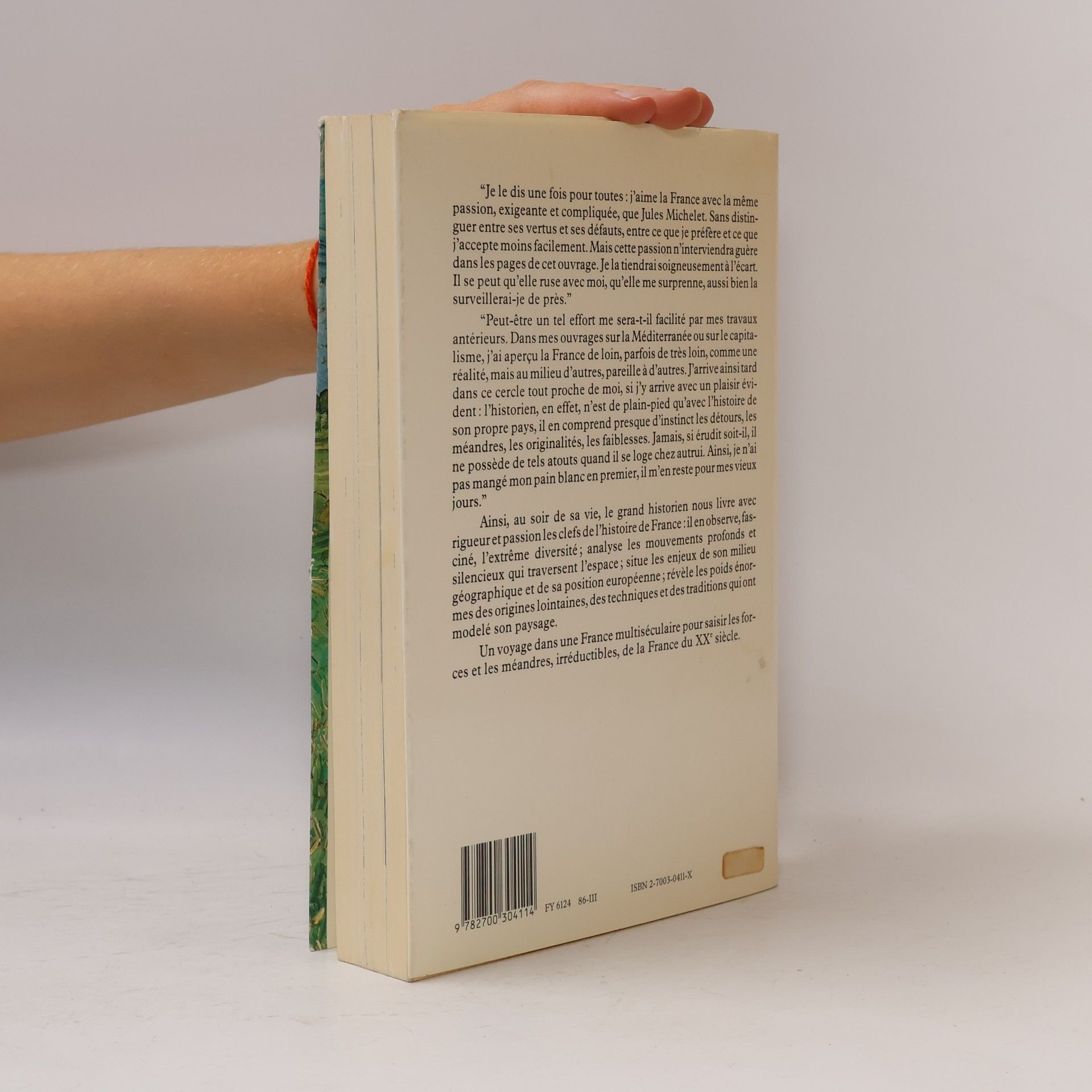 Fernard Braudel L'identité de la France I. Espace et histoire