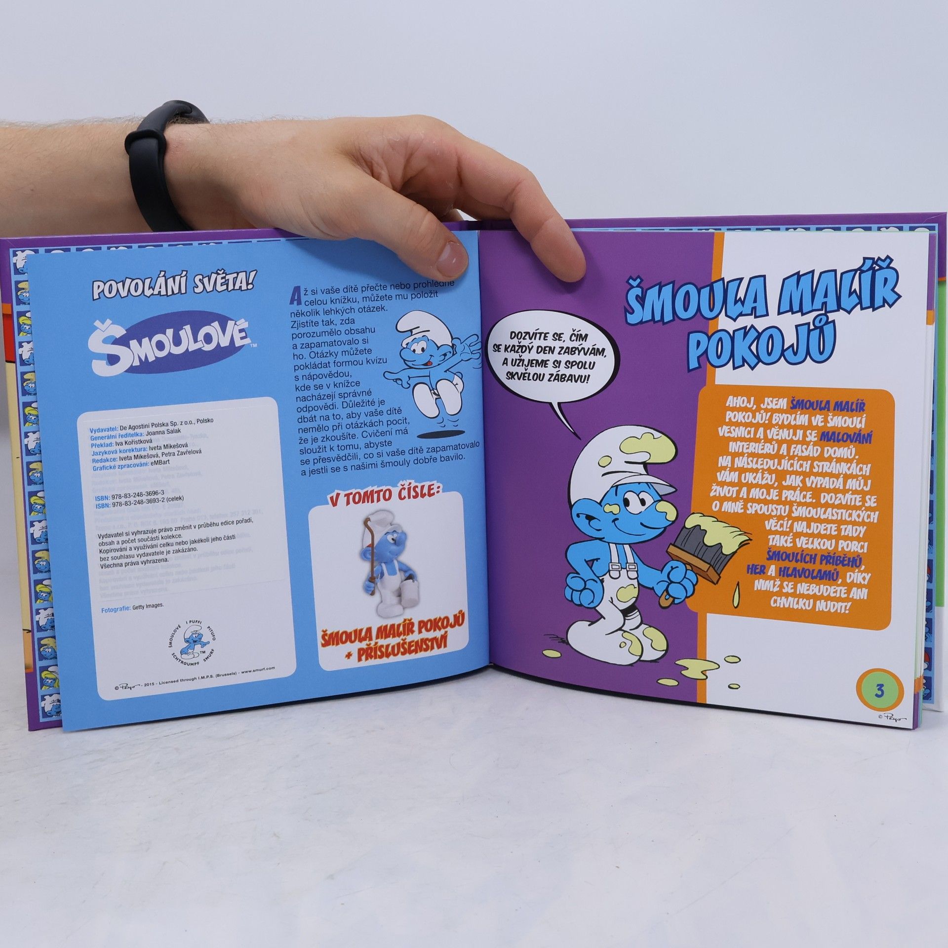 Auteurscollectief Šmoulové 48. Šmoula malíř pokojů