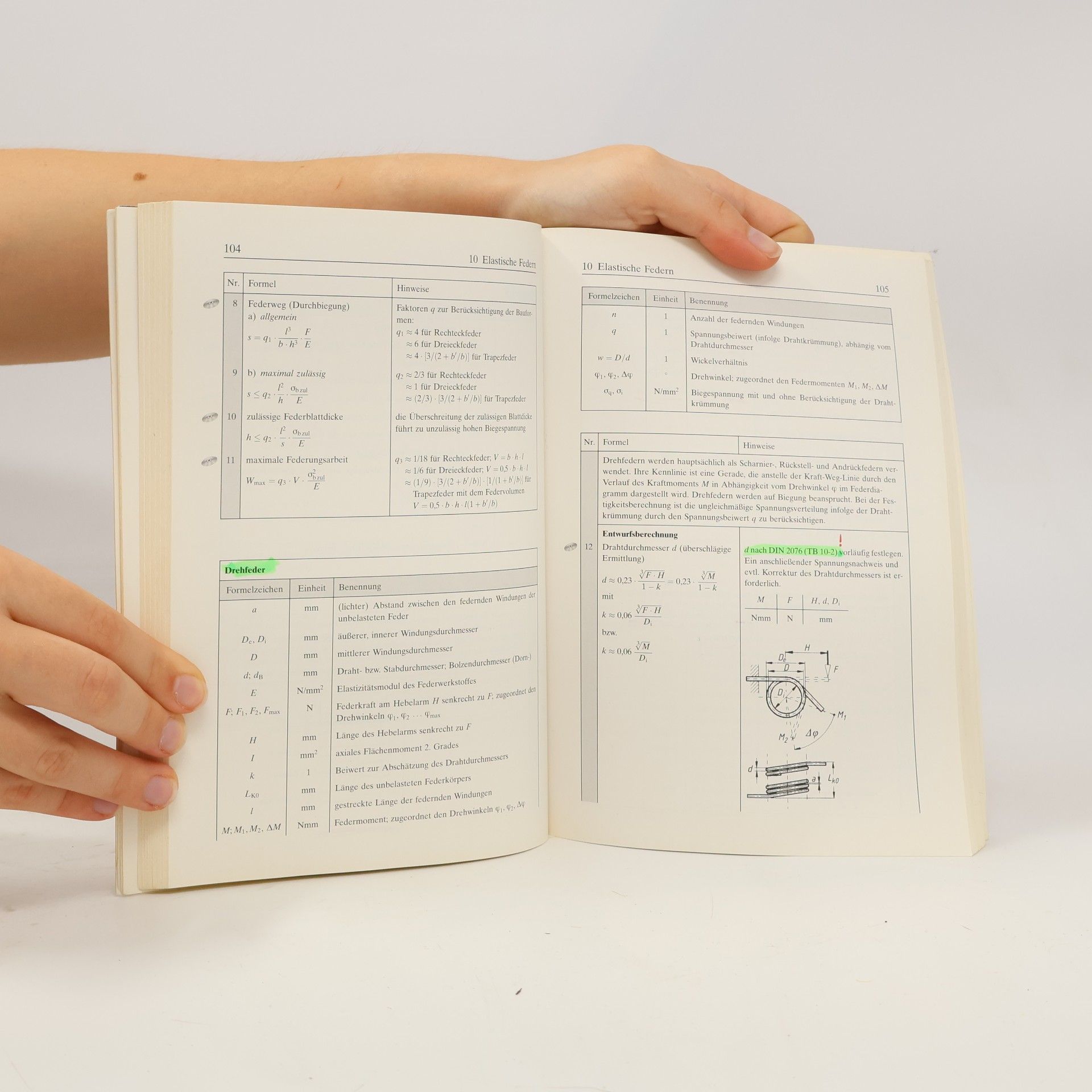 Herbert Wittel Roloff/Matek Maschinenelemente Formelsammlung