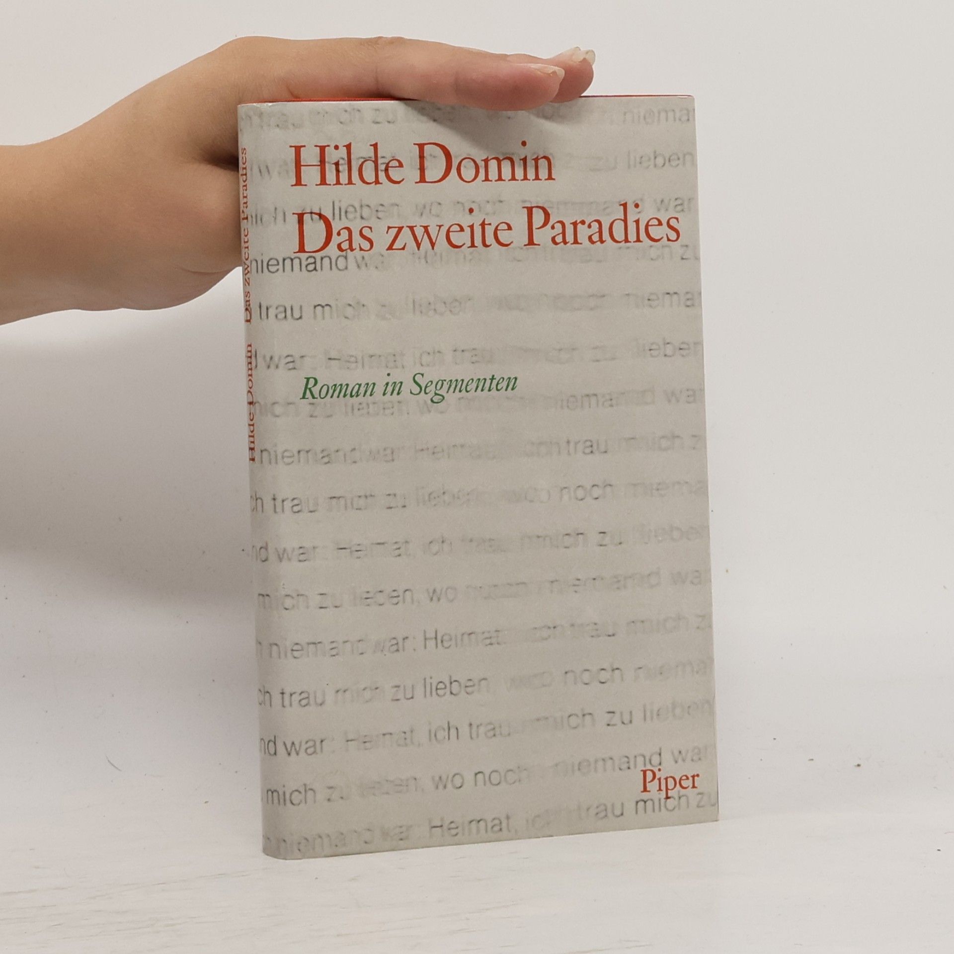 Hilde Domin Das zweite Paradies
