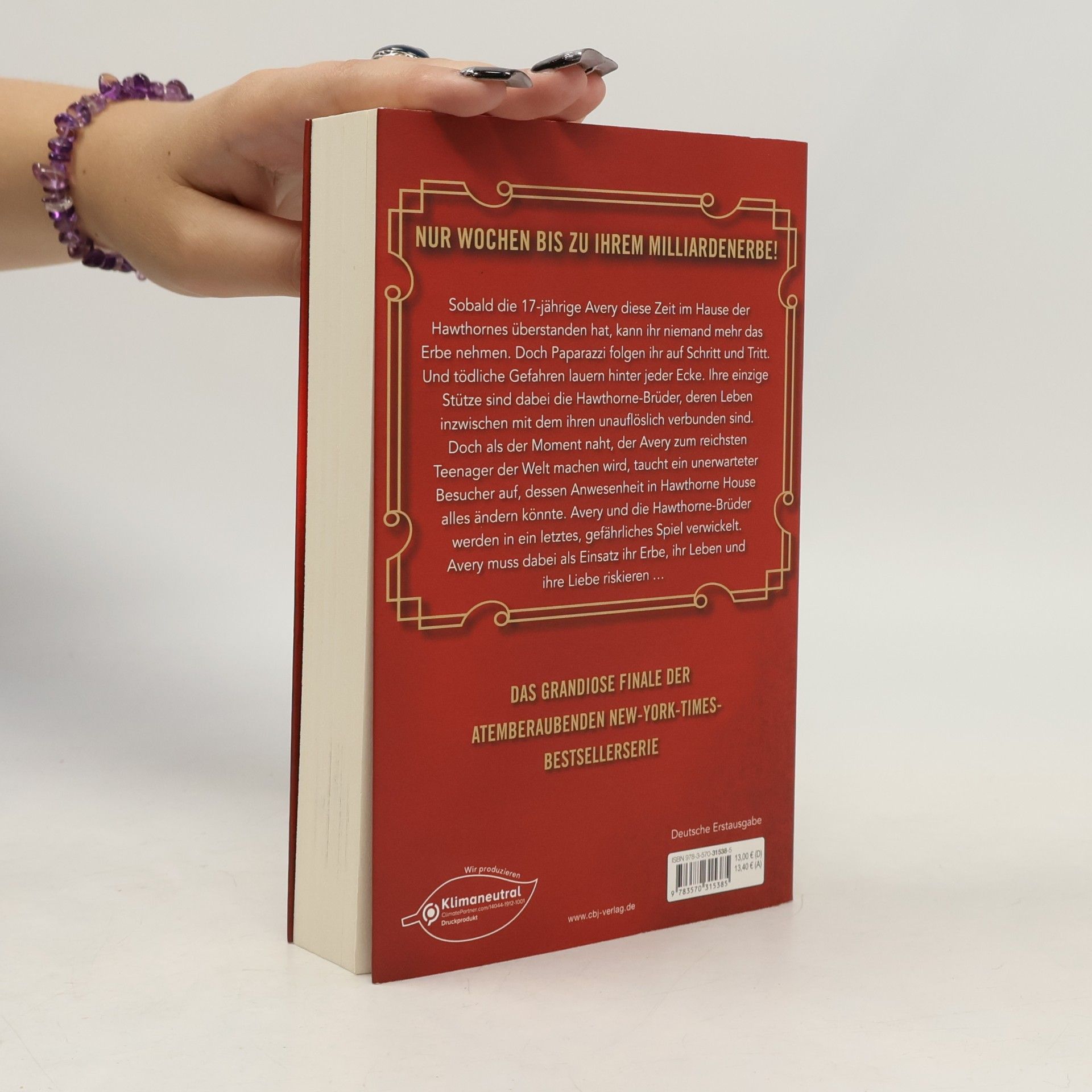Jennifer Lynn Barnes The Inheritance Games. Der letzte Schachzug
