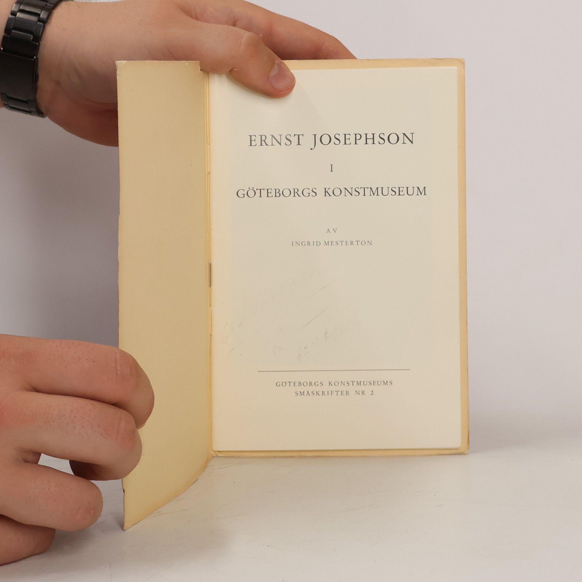AA.VV. Ernst Josephson I. Göteborgs Konstmuseum