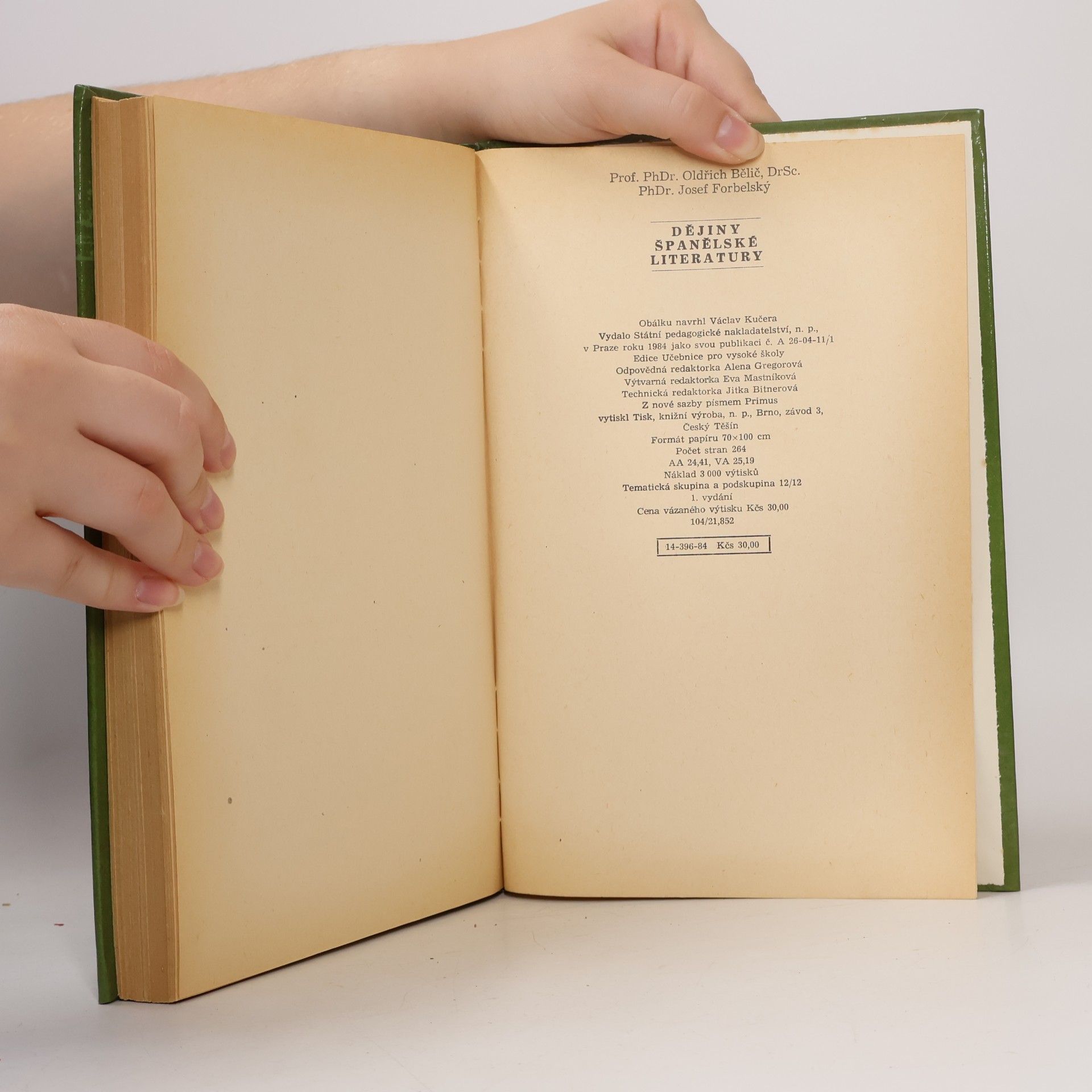 Oldřich Bělič Dějiny španělské literatury