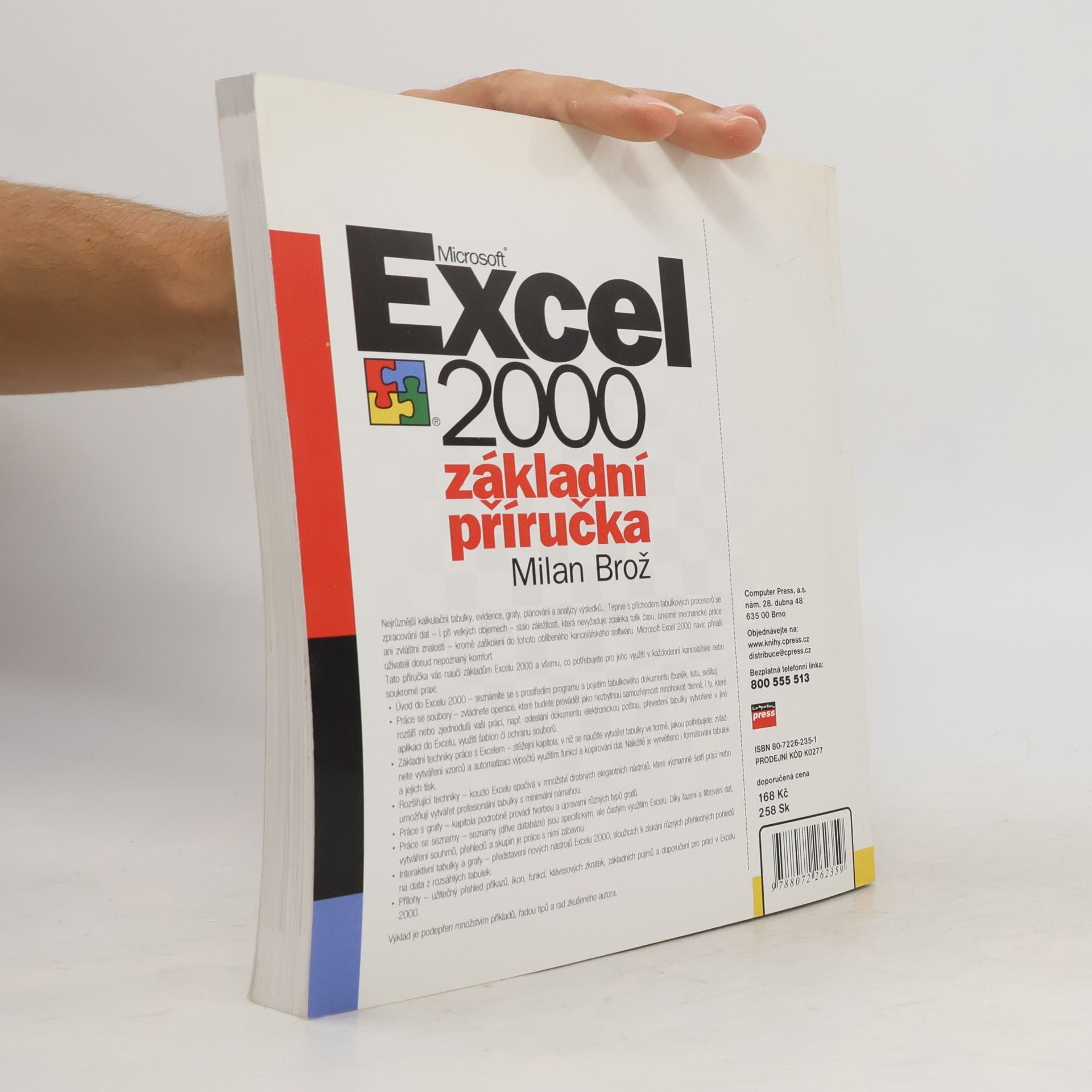 Milan Brož Microsoft Excel 2000 CZ: Základní příručka