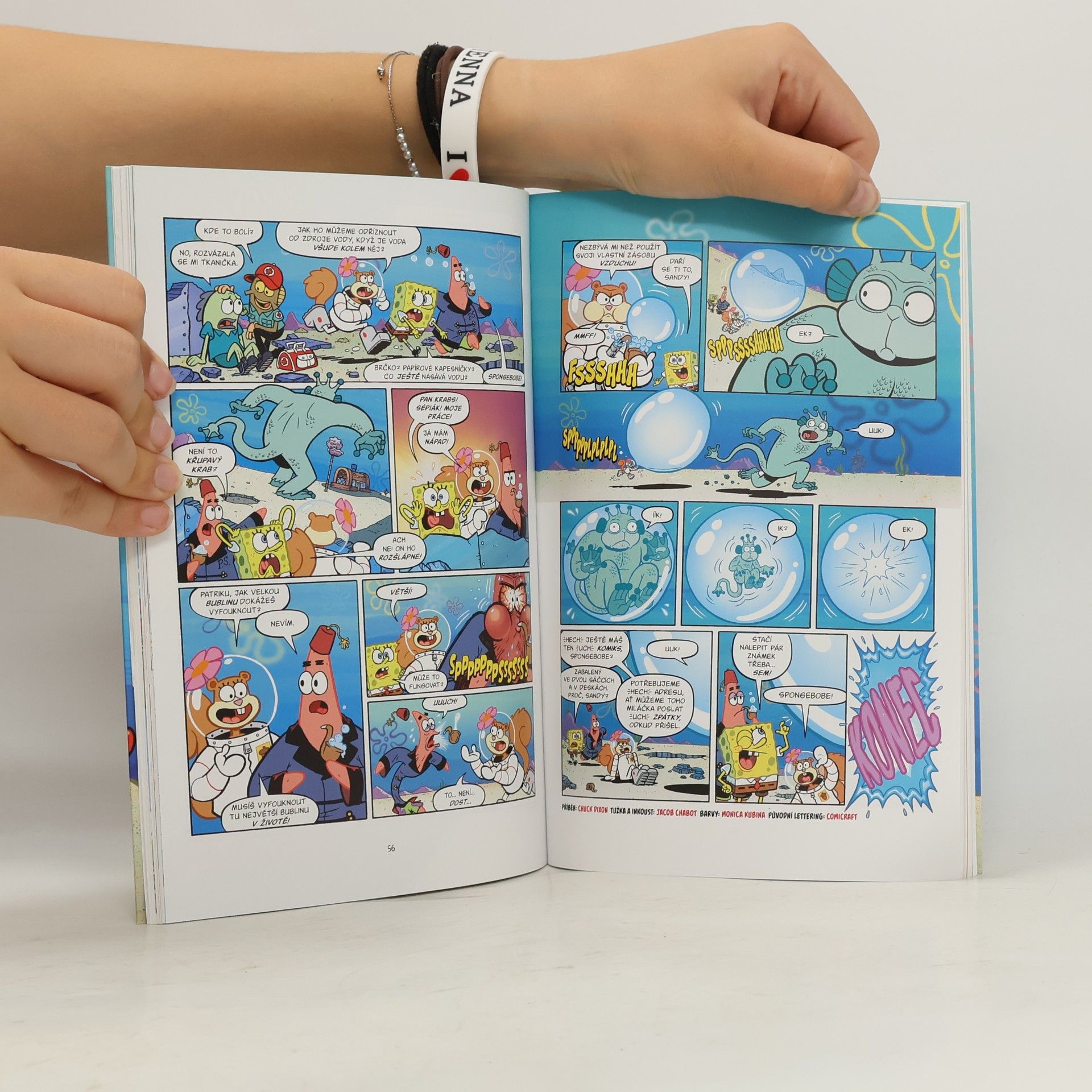 Stephen Hillenburg SpongeBob : komiks. Č. 1, Praštěné podmořské příběhy