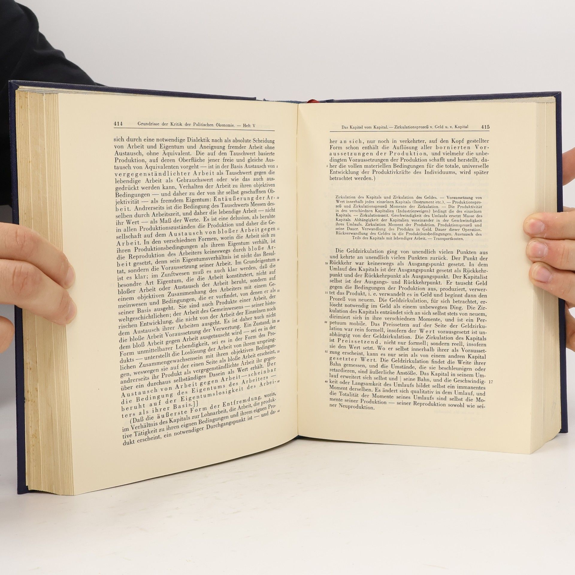 Karl Marx Grundrisse der Kritik der politischen Ökonomie