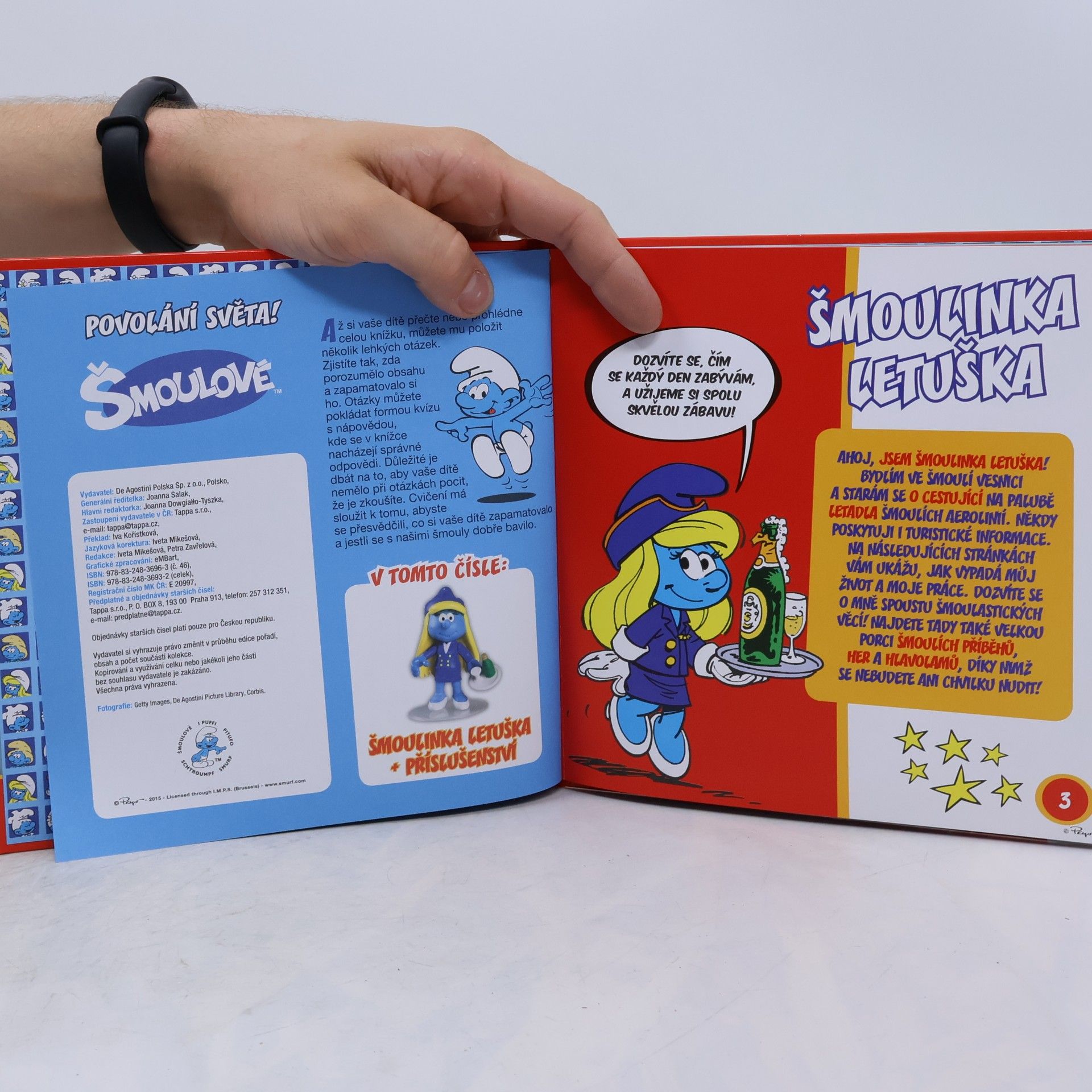 Peyo Povolání světa! Šmoulové 46. Šmoulinka letuška