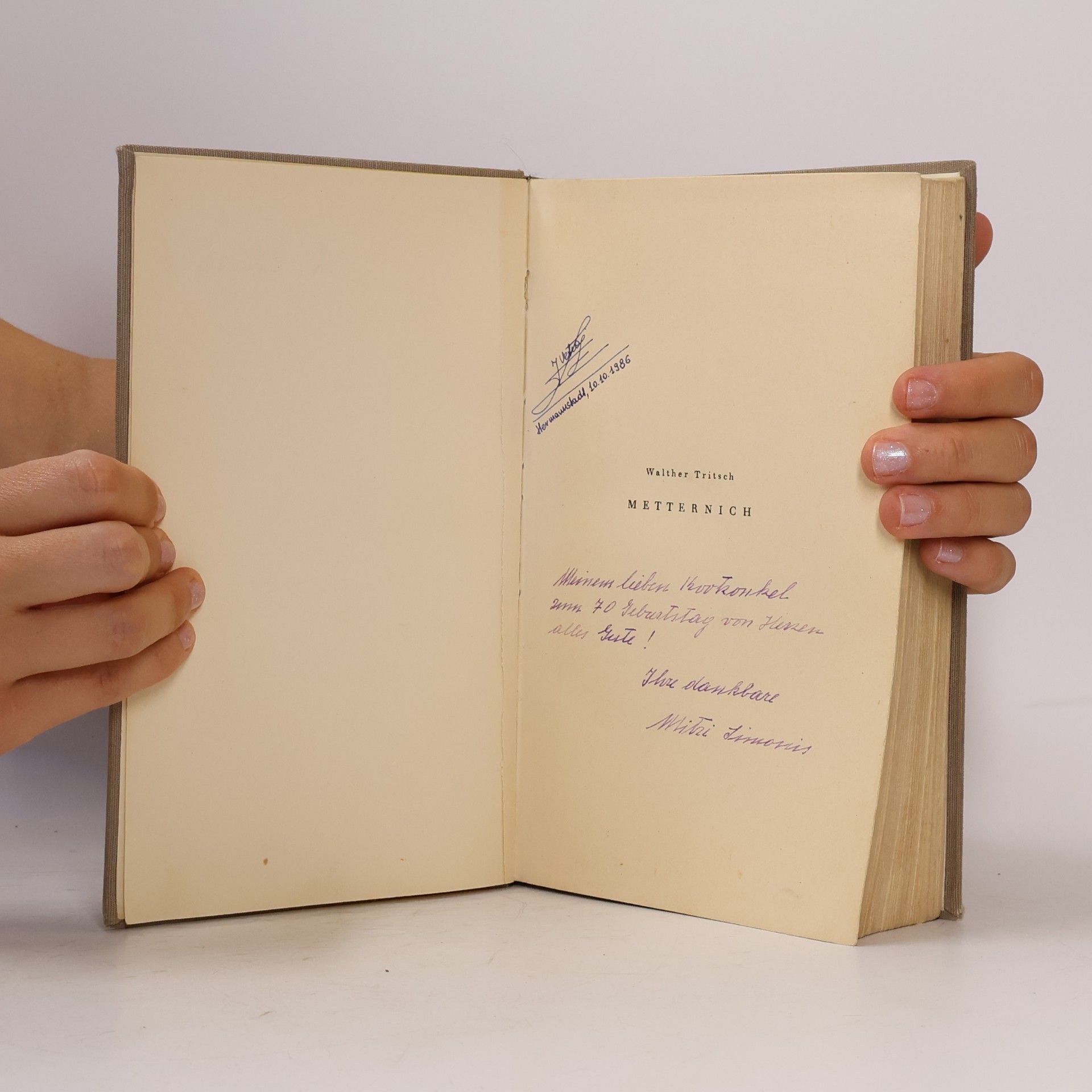 Walther Tritsch Metternich: Glanz und Versagen