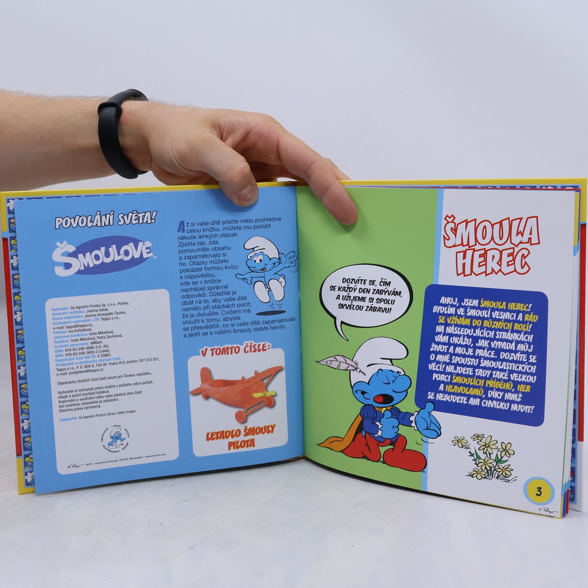 Peyo Povolání světa! Šmoula herec 45