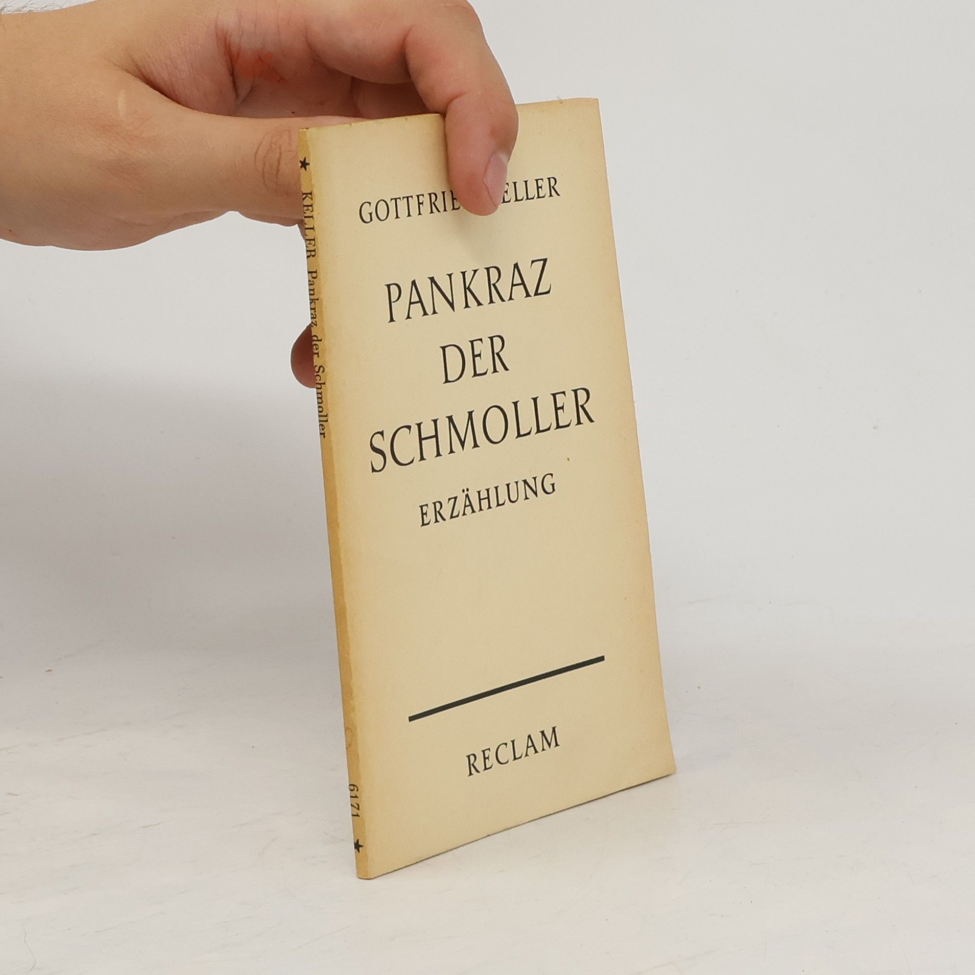 Gottfried Keller Pankraz der Schmoller
