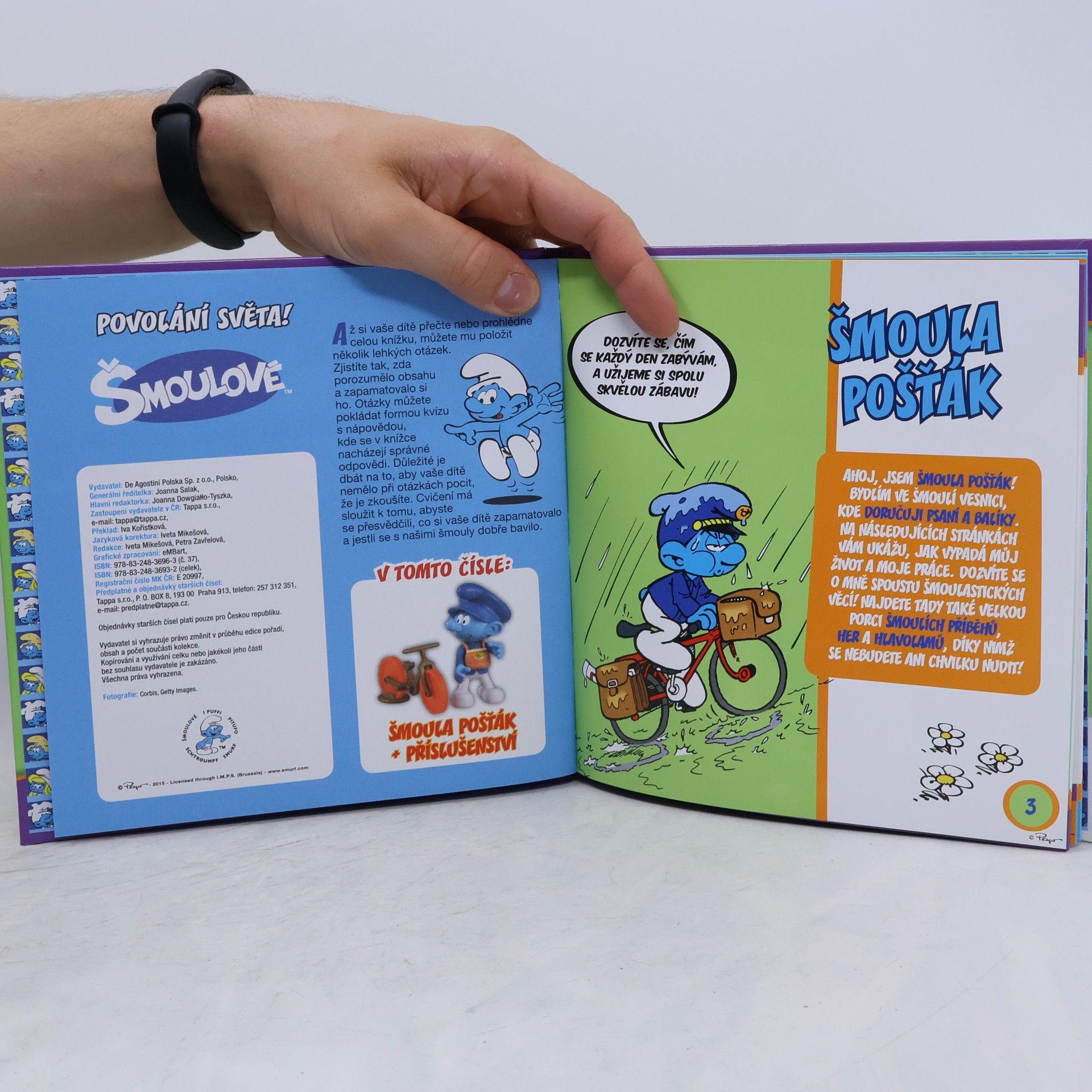 Peyo Šmoulové 37. Povolání Světa! Šmoula pošťák