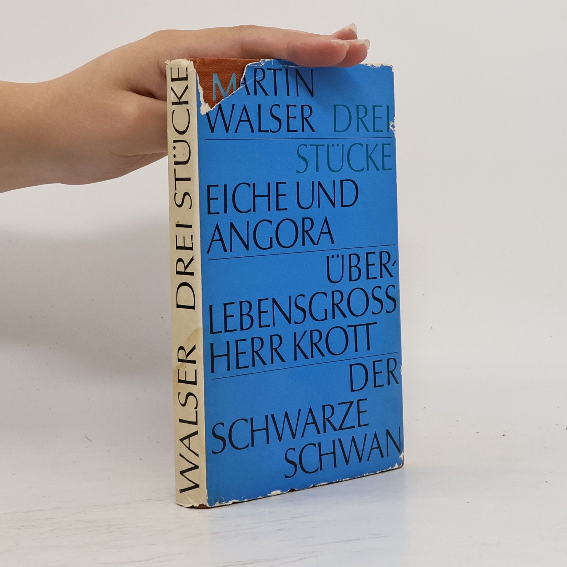 Martin Walser Eiche und Angora. Überlebensgroß Herr Krott. Der Schwarze Schwan