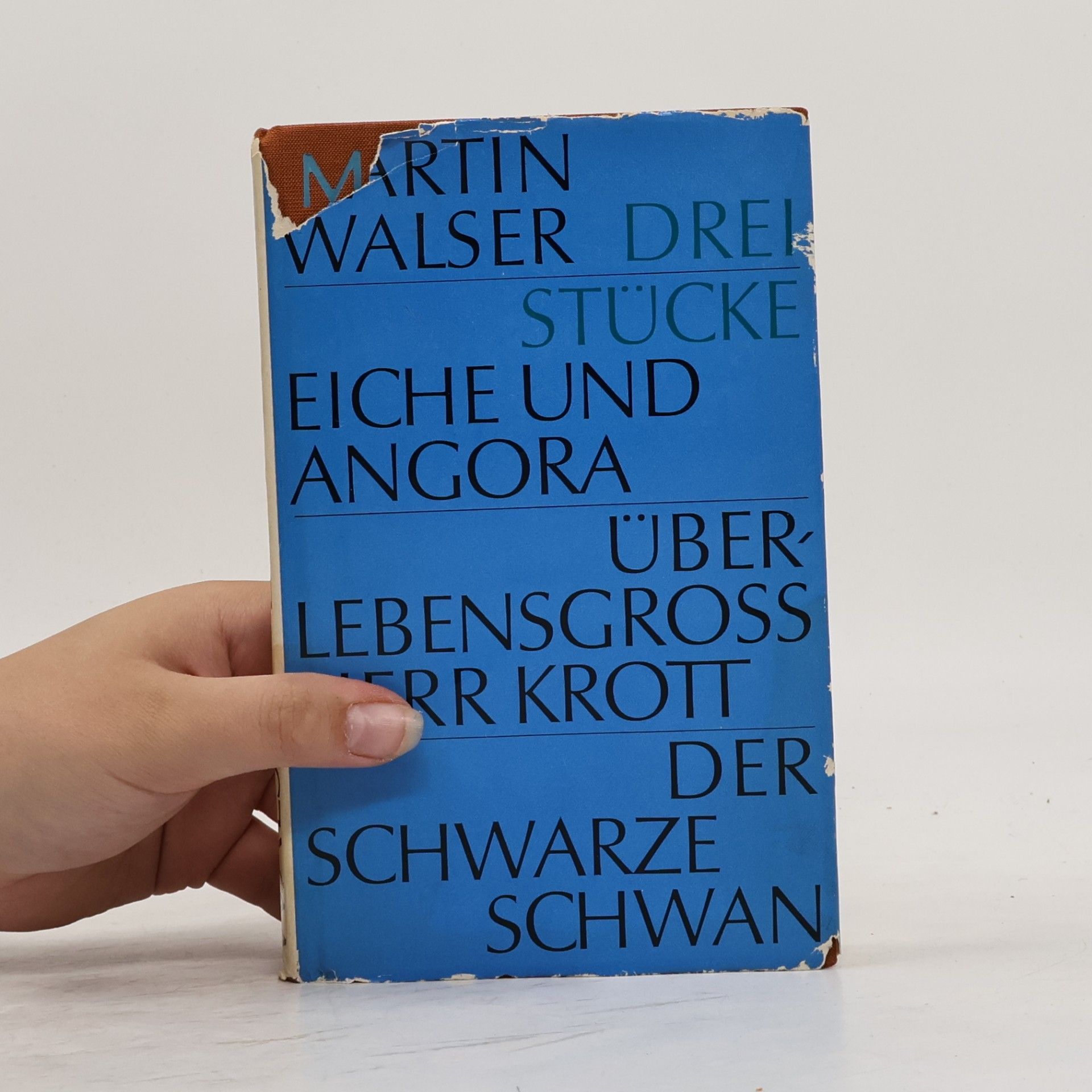 Martin Walser Eiche und Angora. Überlebensgroß Herr Krott. Der Schwarze Schwan