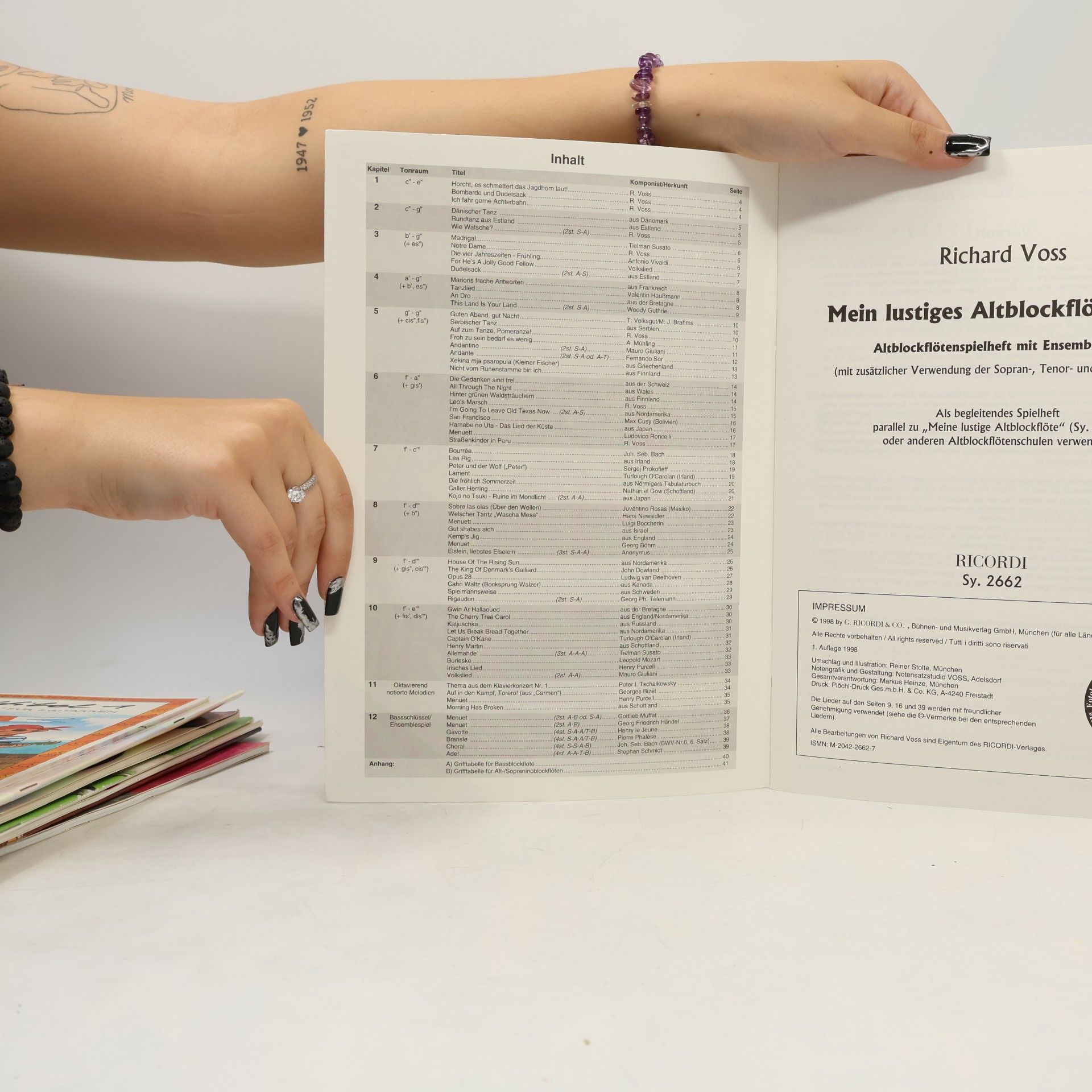 Richard Voss Mein lustiges Altblockflötenbuch Flute a Bec