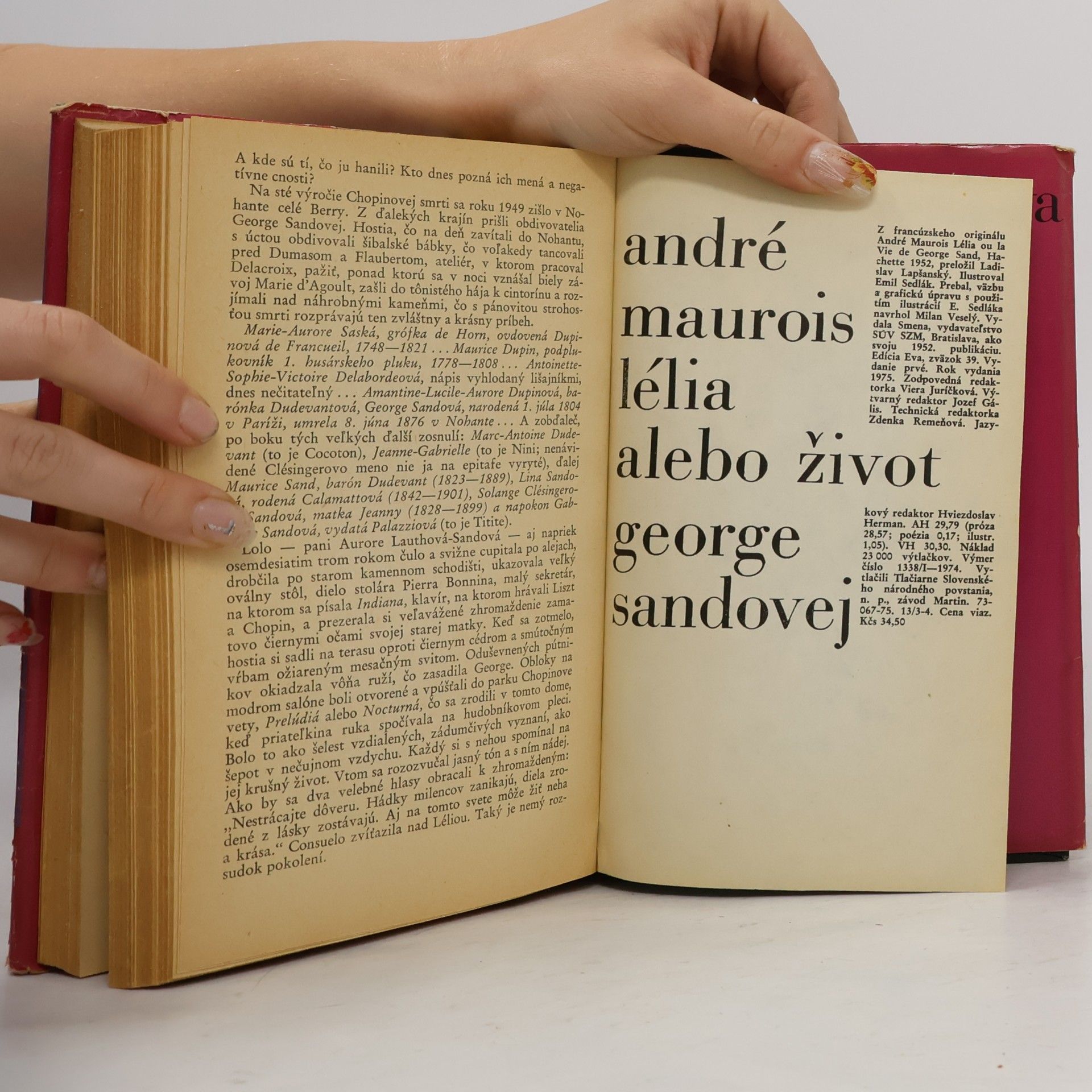 André Maurois Lélia alebo život George Sandovej
