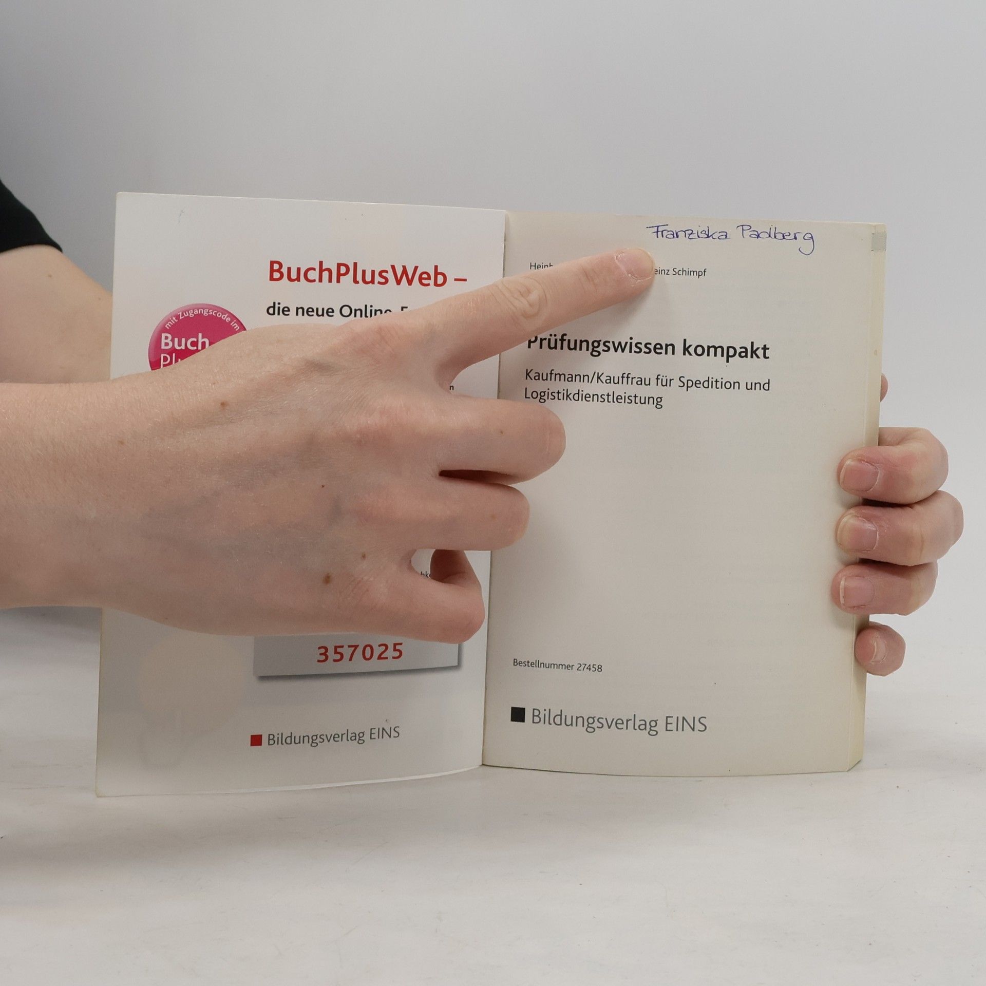 Heinbernd Oppenberg Prüfungswissen kompakt - Kauffrau/Kaufmann für Spedition und Logistikdienstleistung