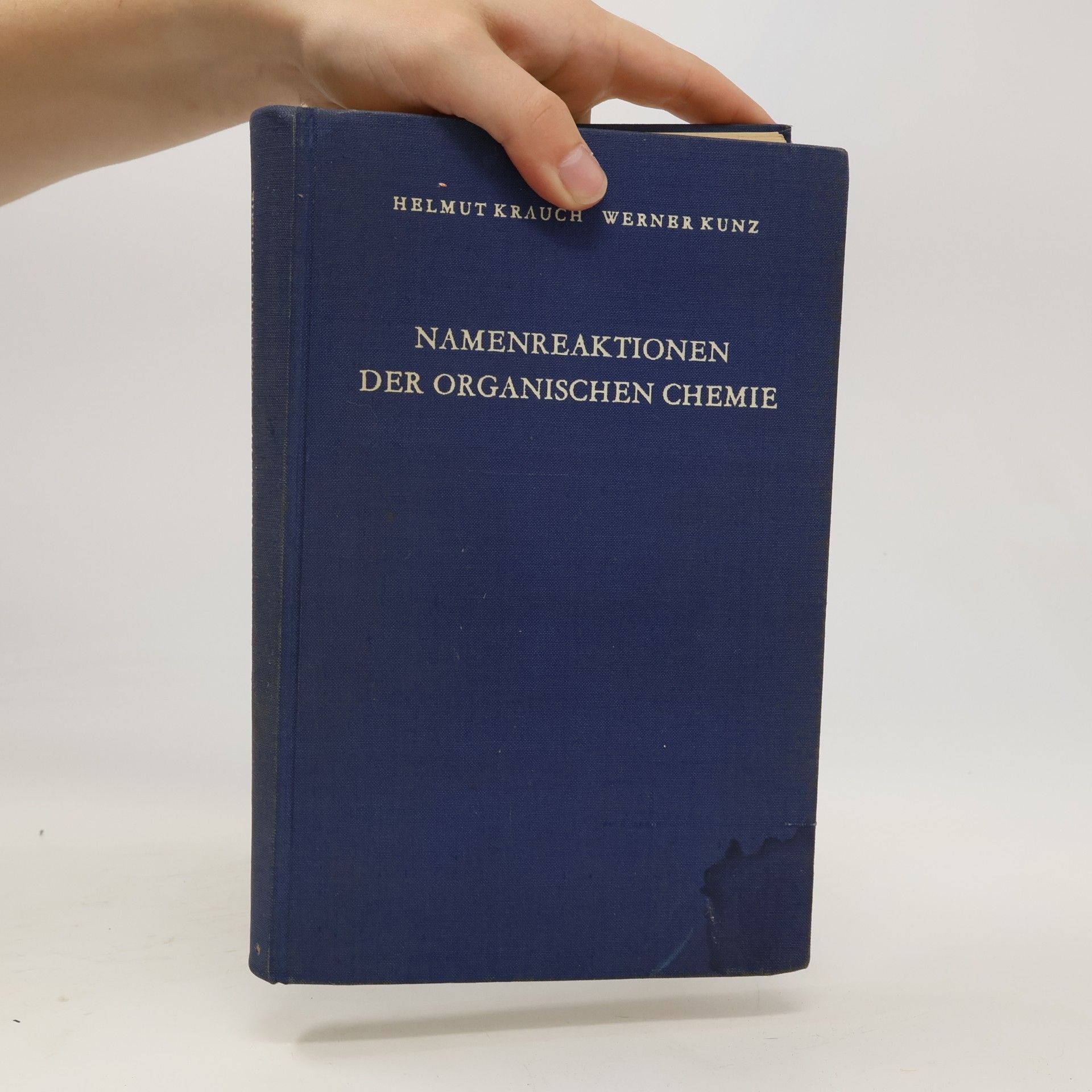 Helmut Krauch Namenreaktionen der organischen Chemie