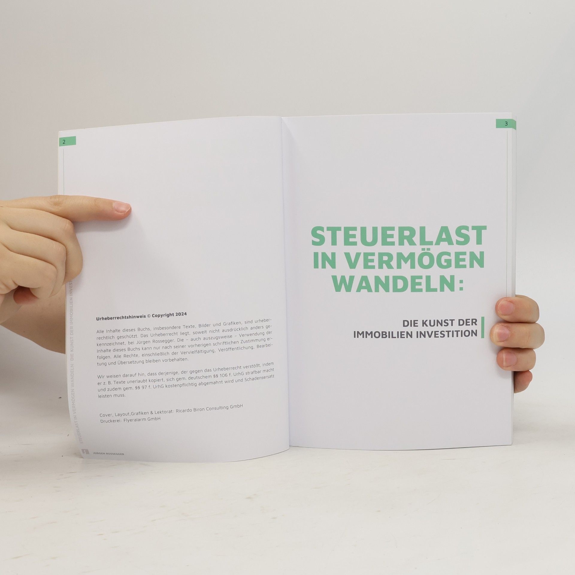 Jürgen Rossegger Steuerlast in Vermögen wandeln