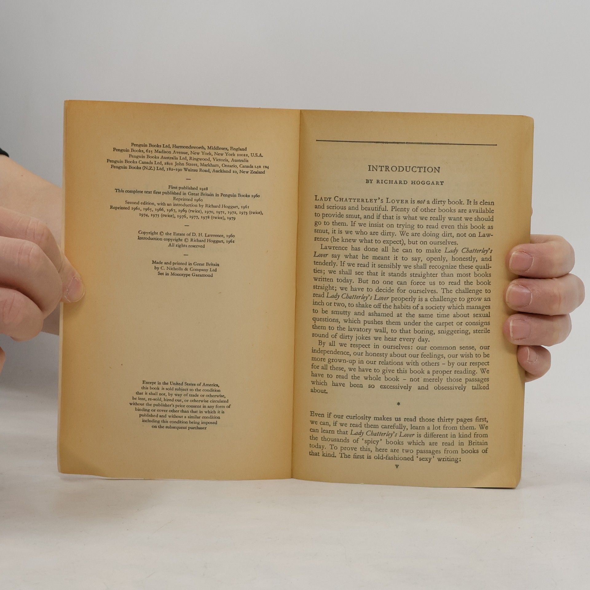 David Herbert Lawrence Lady Chatterley's Lover