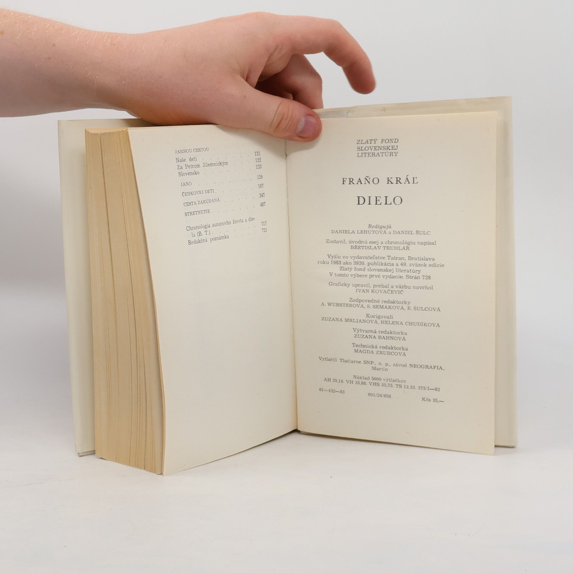 Fraňo Kráľ Zlatý fond slovenskej literatúry. Dielo