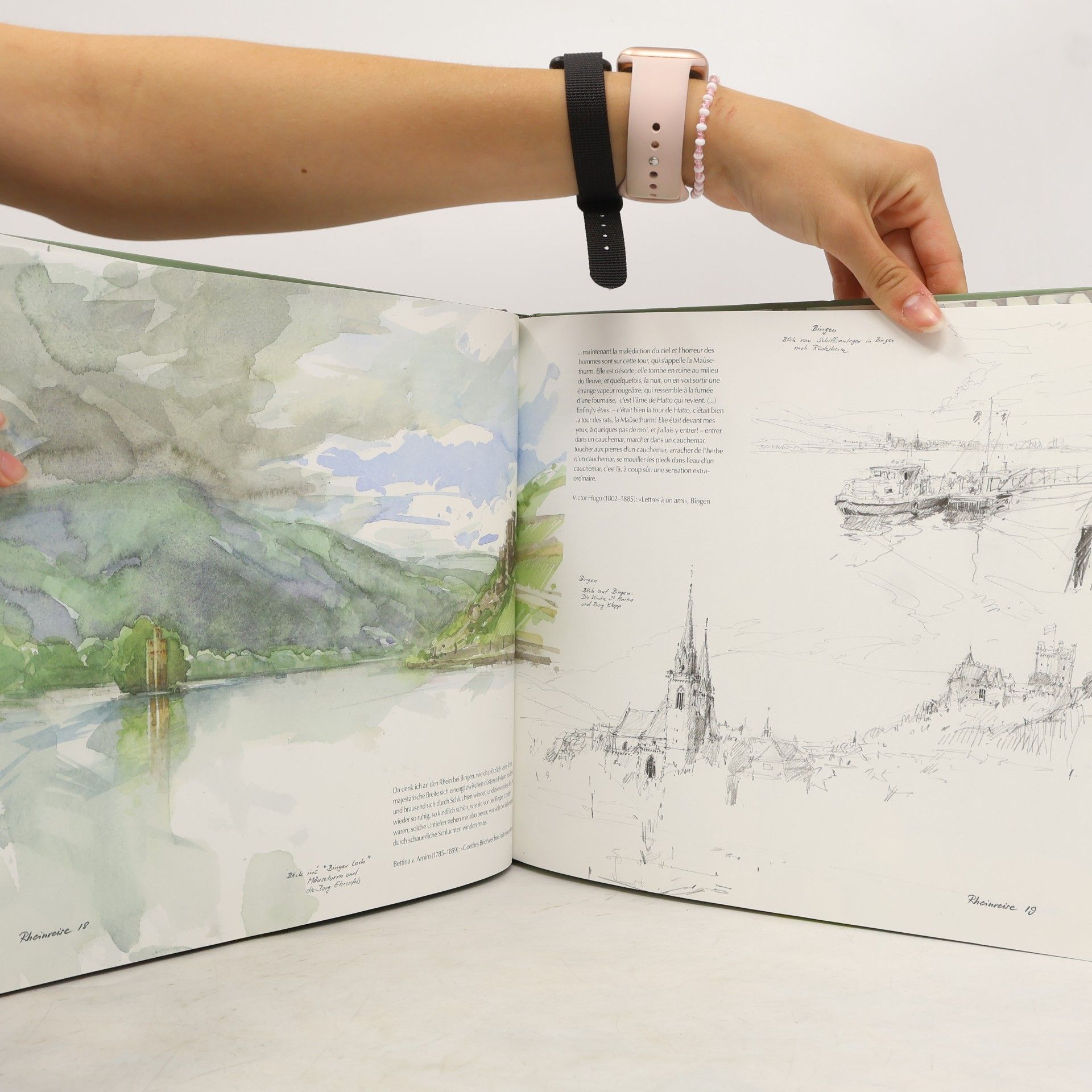 Robert C. Köne Die Rheinreise. Ein Skizzenbuch