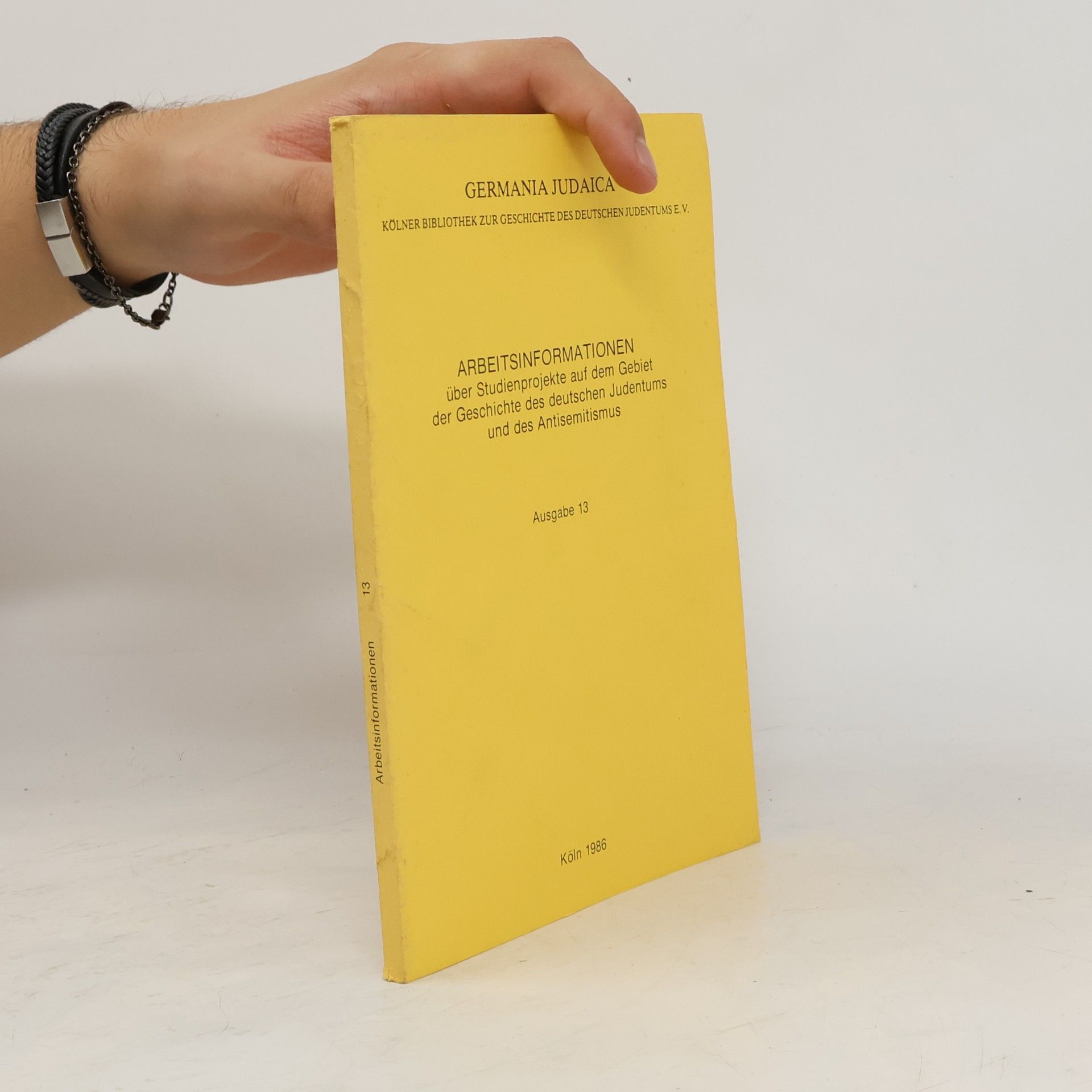 kolektiv Germania Judaica. Arbeitsinformationen 13