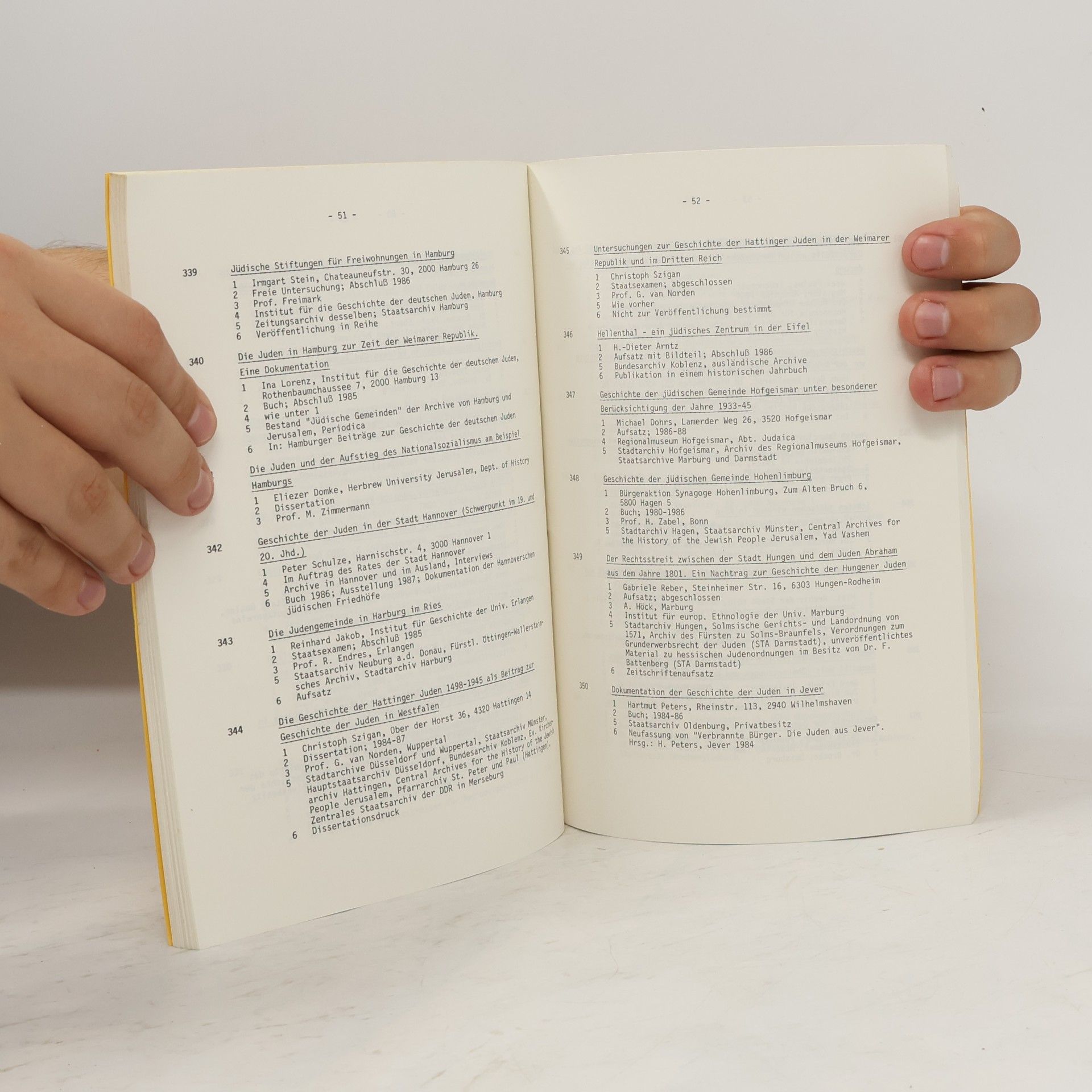 kolektiv Germania Judaica. Arbeitsinformationen 13