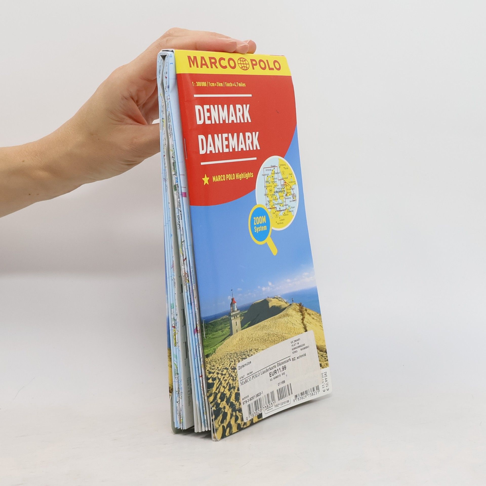 Autorenkollektiv MARCO POLO Länderkarte Dänemark 1:300.000: Zoom System