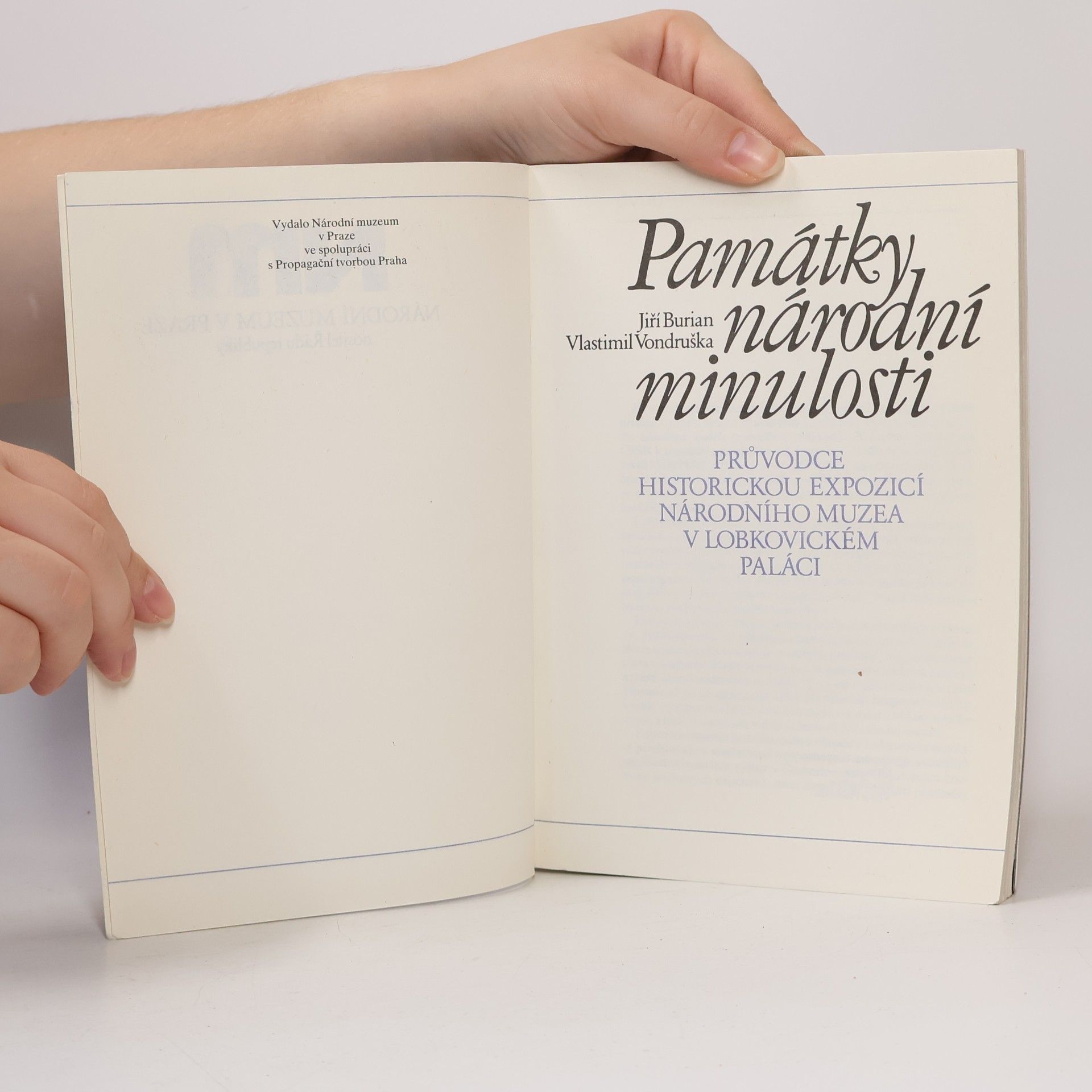 Jiří Burian Památky národní minulosti