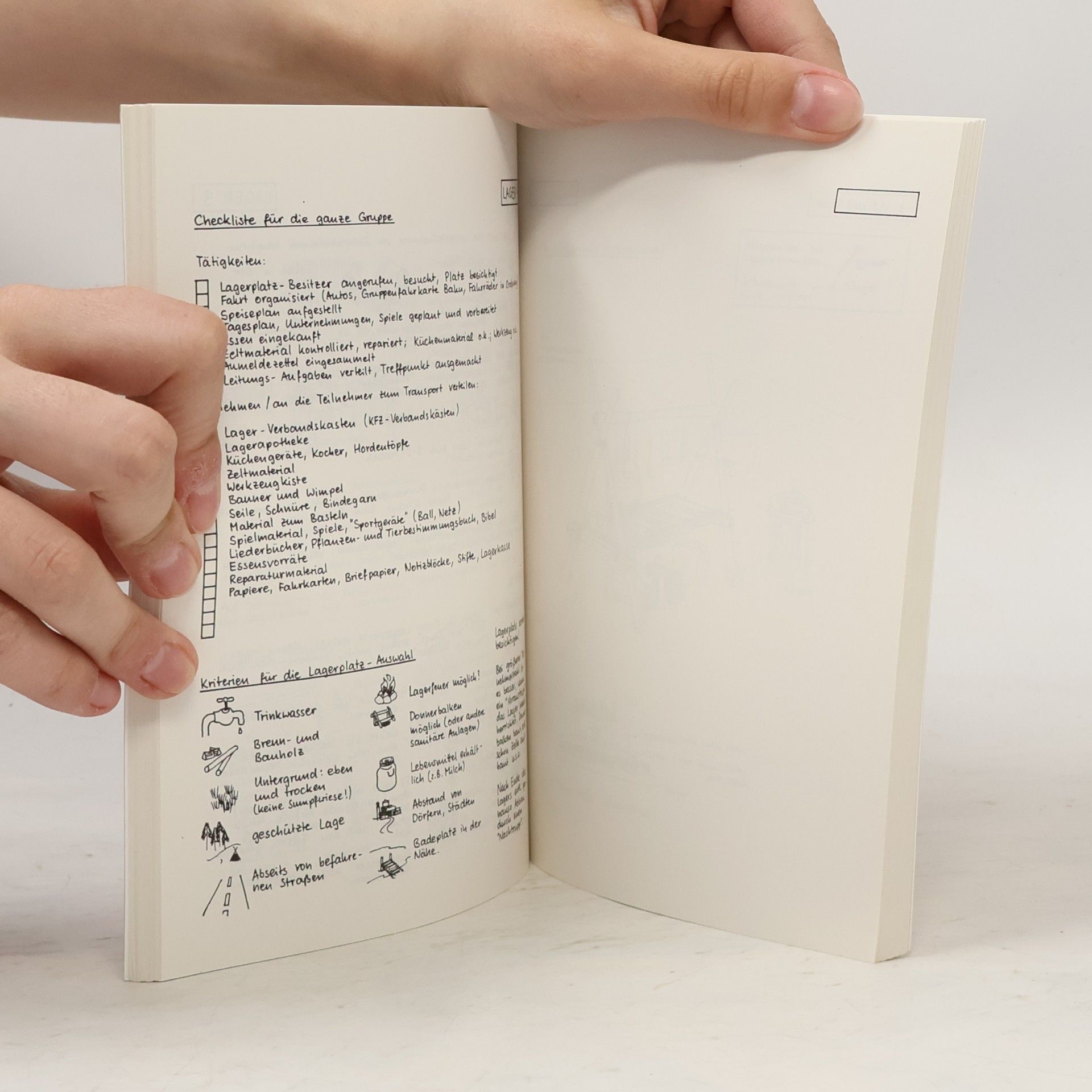 Klaus Eicheler Handbuch für Pfadfinder