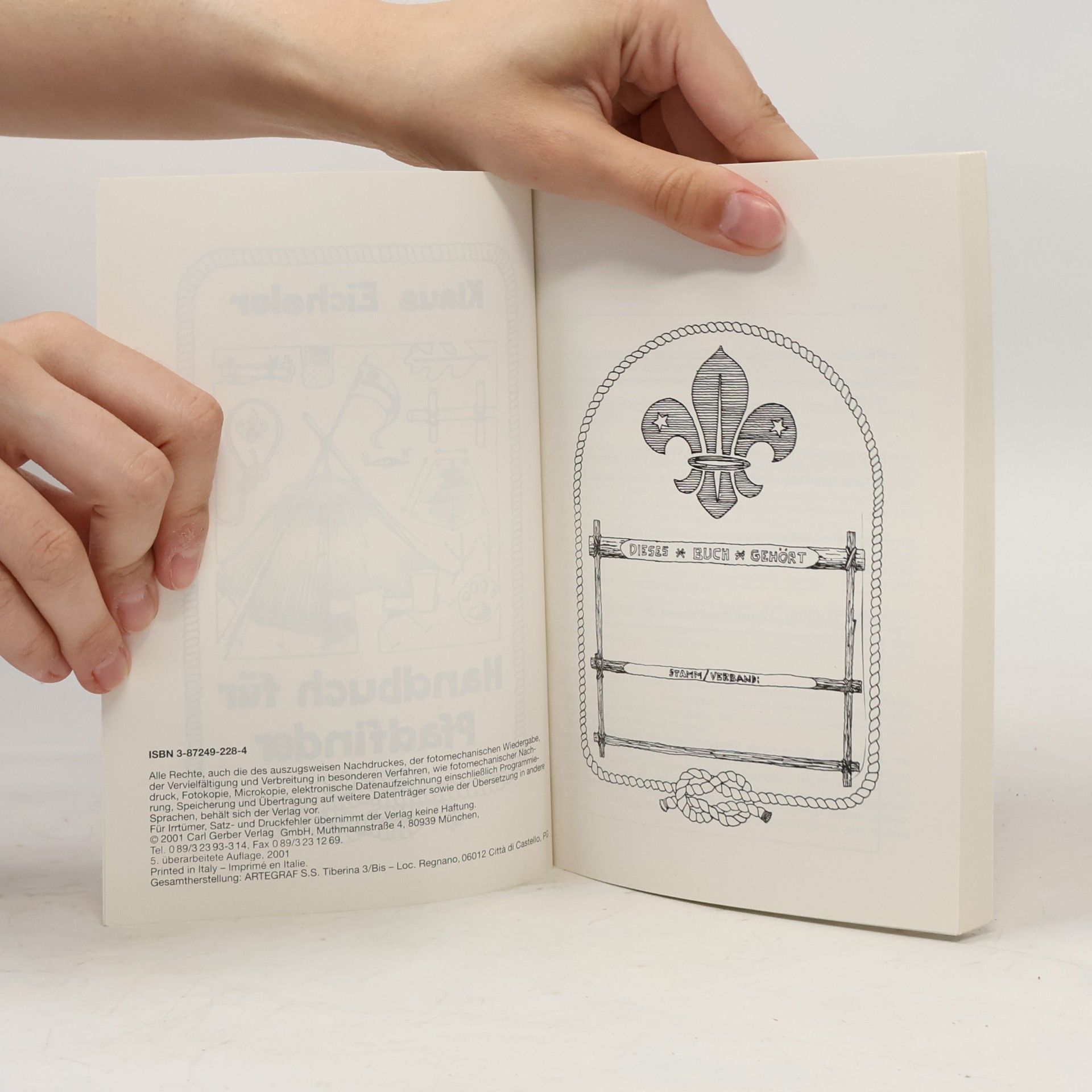 Klaus Eicheler Handbuch für Pfadfinder