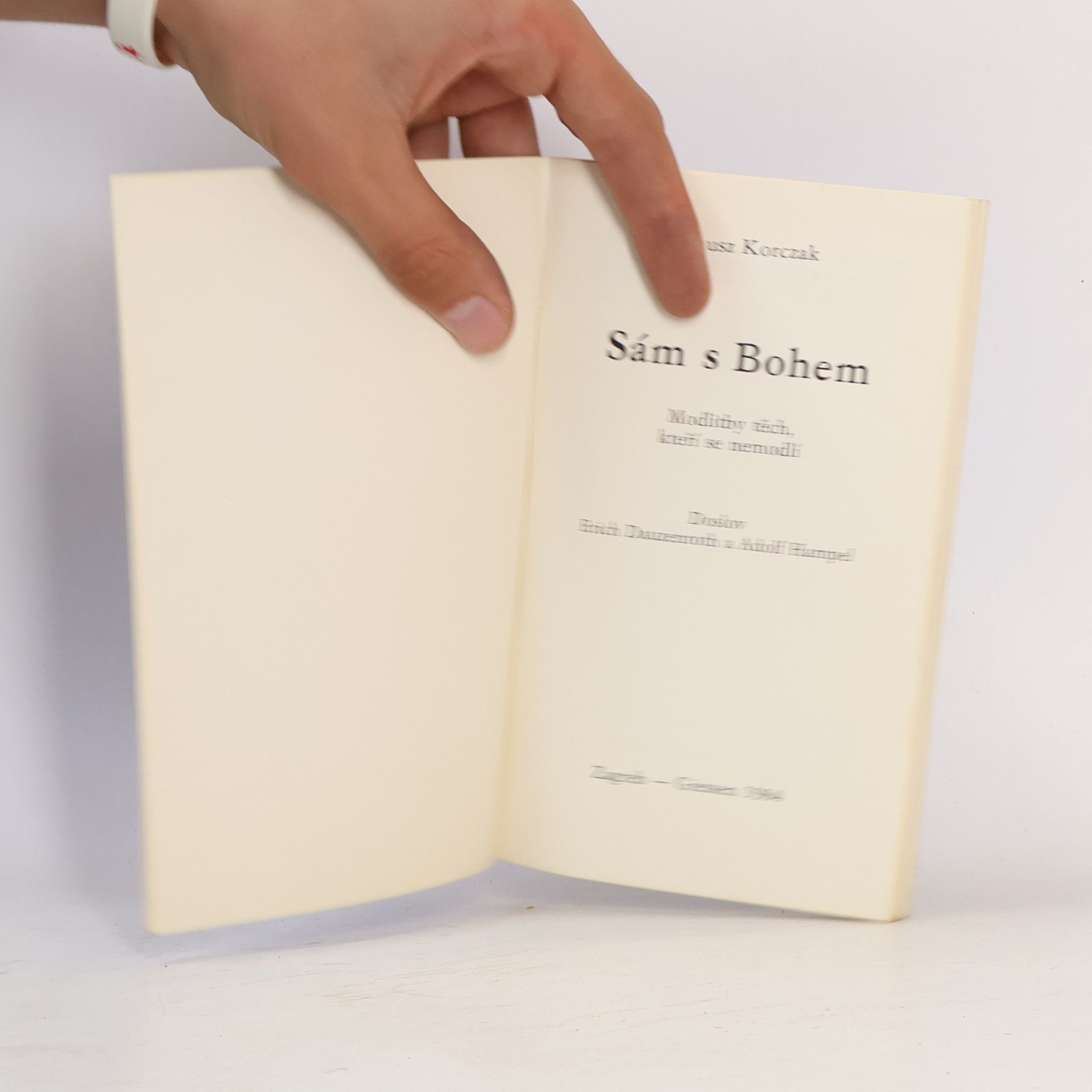 Janusz Korczak Sám s Bohem