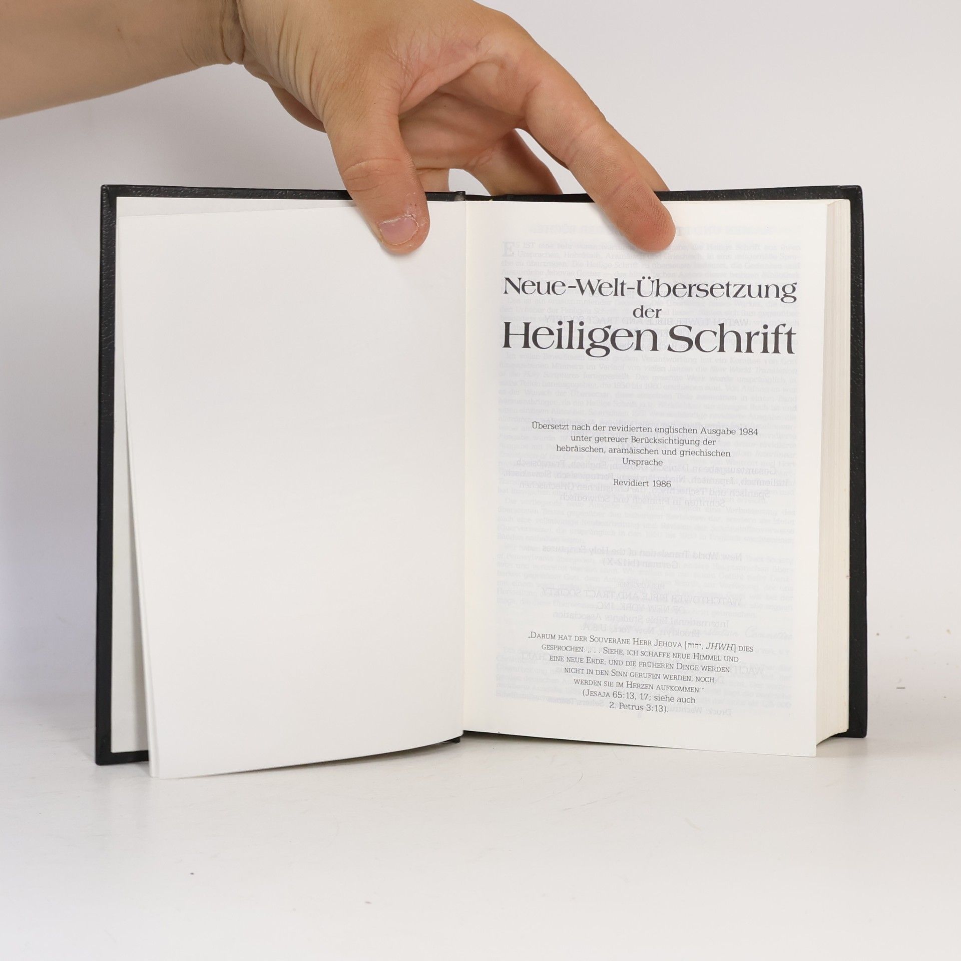 Various authors Neue-Welt-Übersetzung der Heiligen Schrift