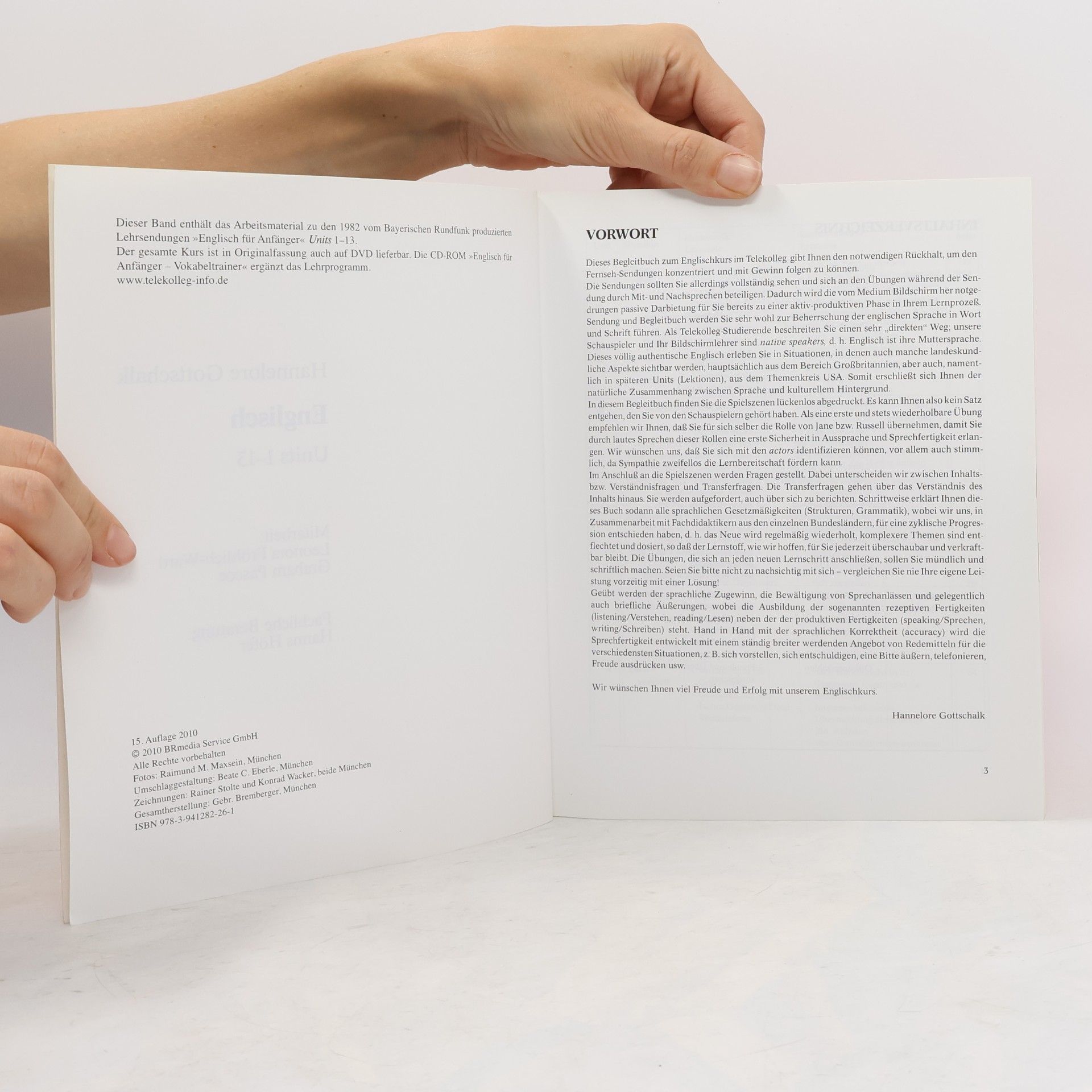 Hannelore Gottschalk Englisch für Anfänger Units 1-13