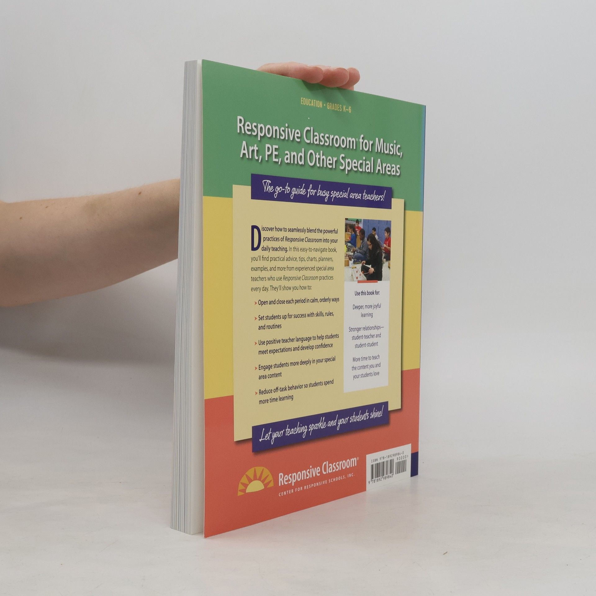 Responsive Classroom Responsive Classroom for Music, Art, PE, and Other Special Areas