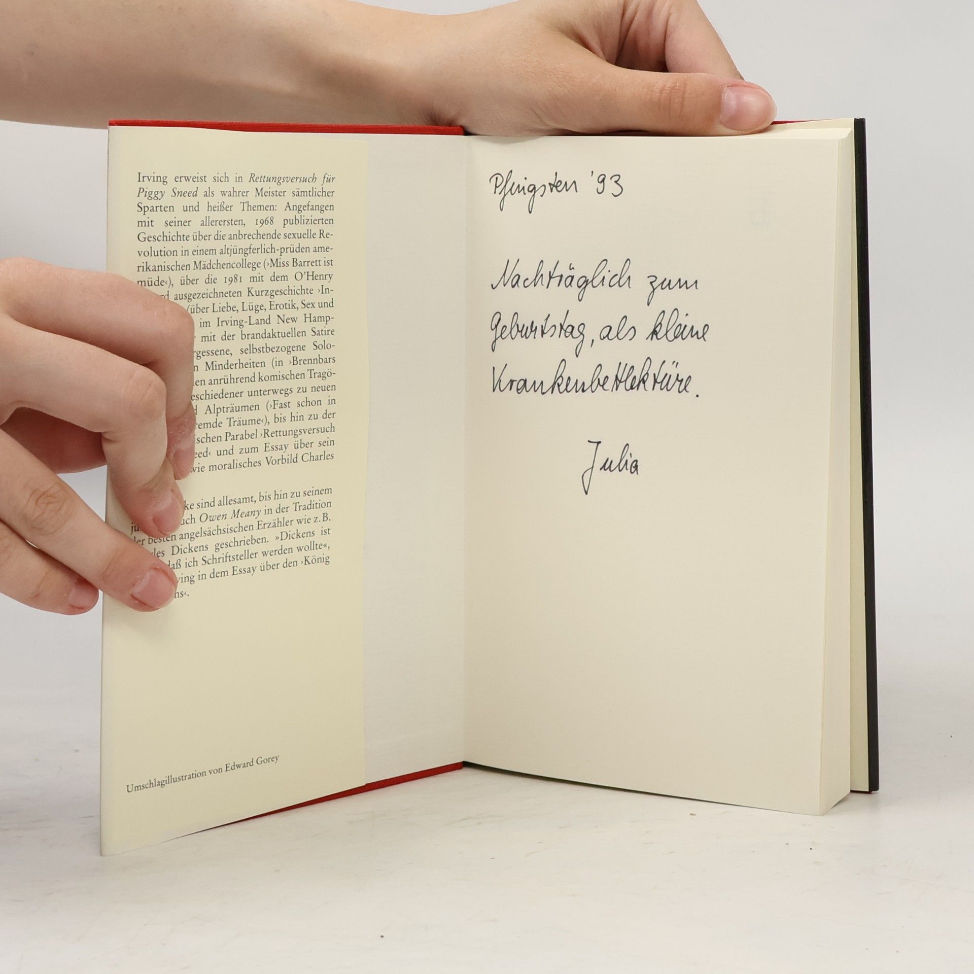 John Irving Rettungsversuch für Piggy Sneed