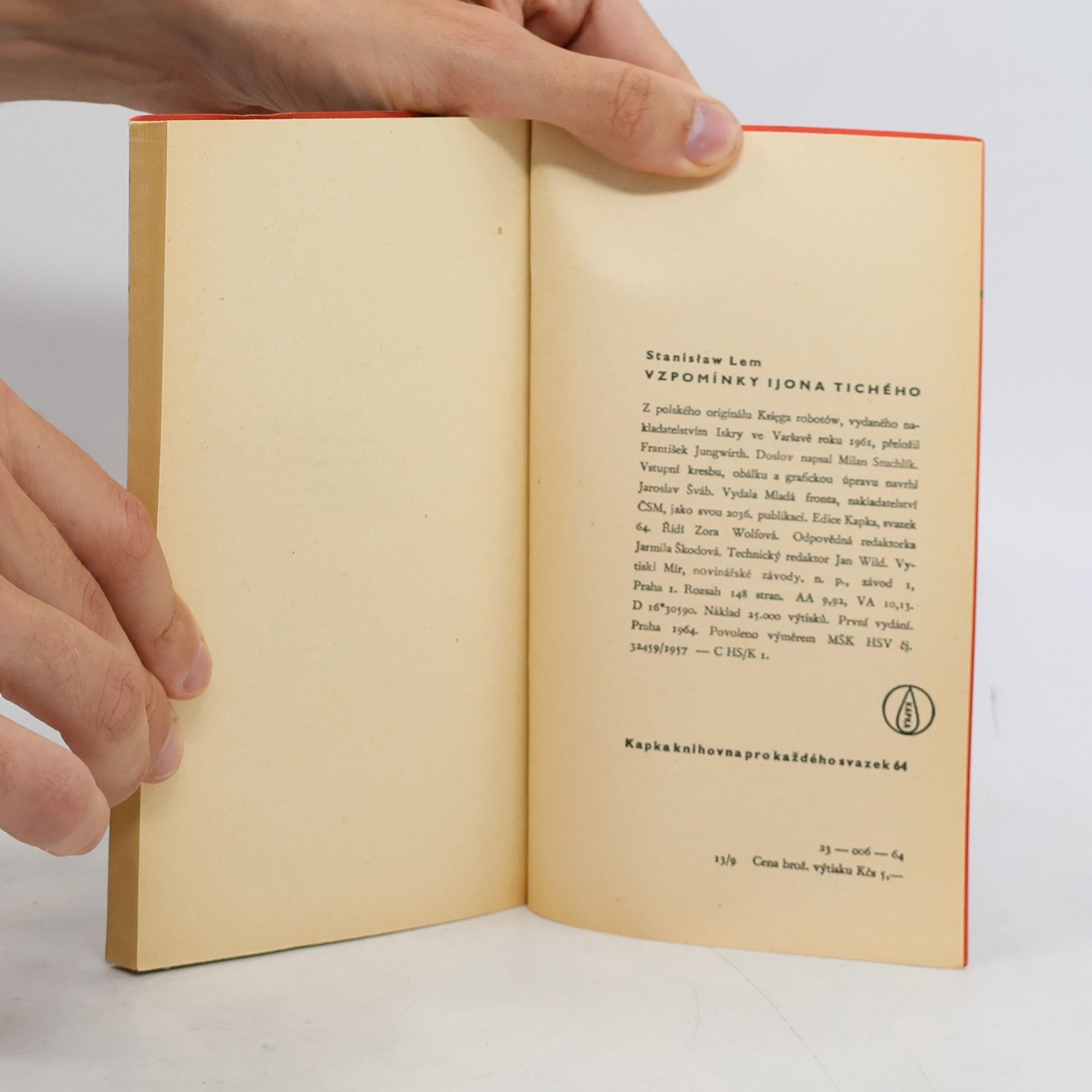 Stanisław Lem Vzpomínky Ijona Tichého