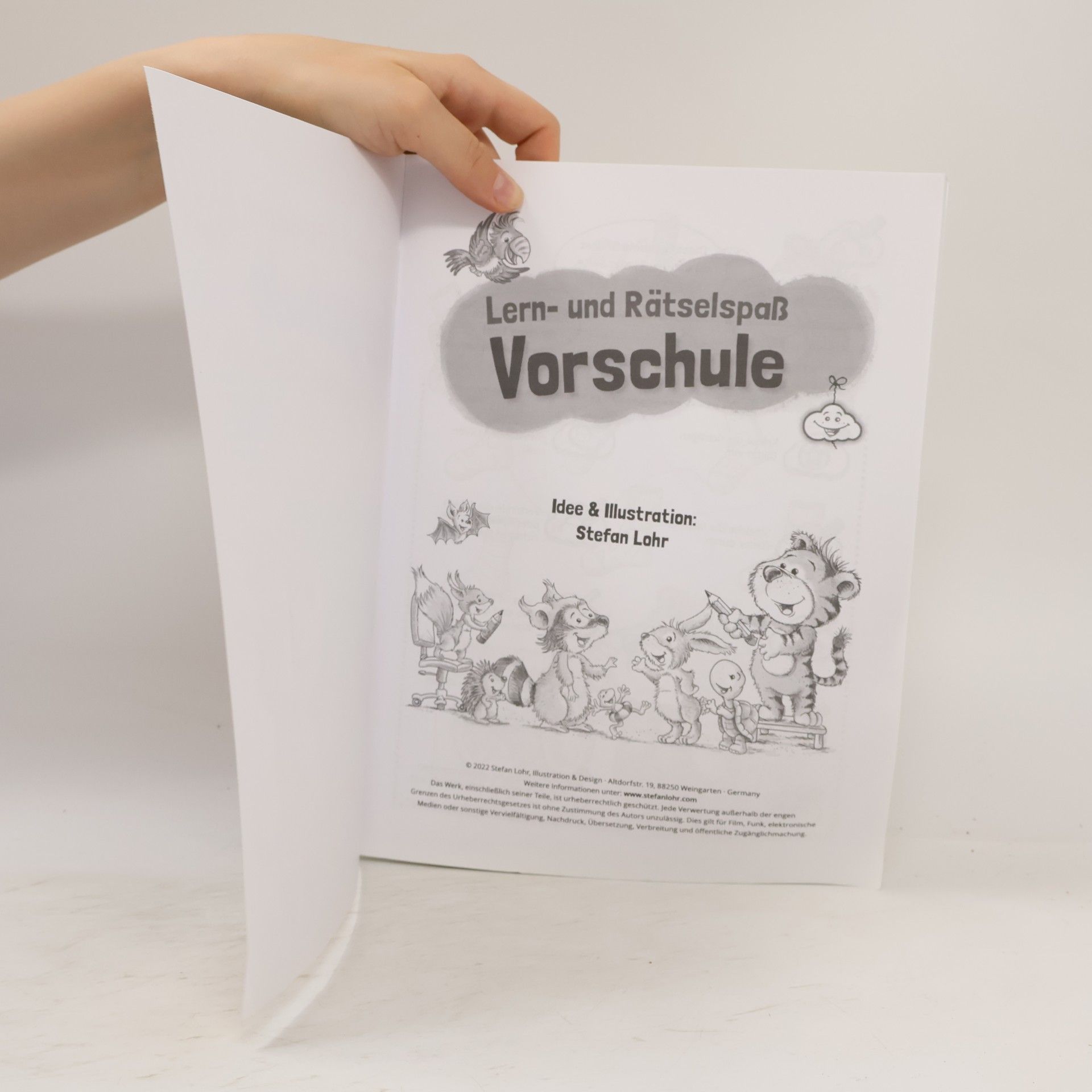 Stefan Lohr Lern- und Rätselspaß Vorschule: Buchstaben, Zahlen, Konzentration, Feinmotorik, Logik, Malen (ab 5 Jahre)