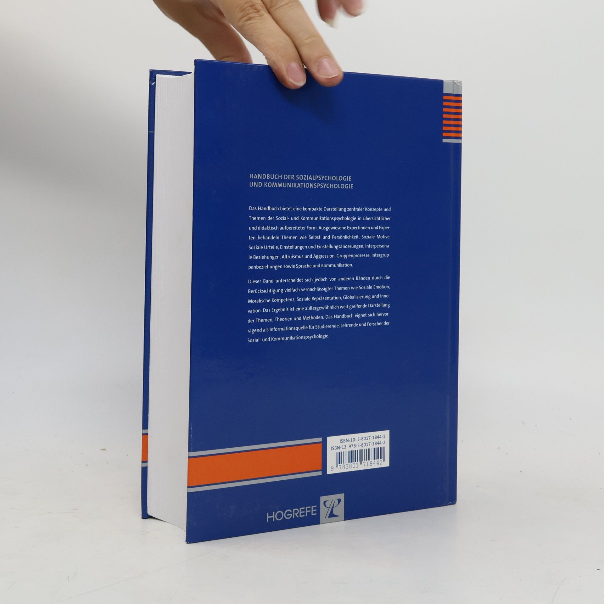 Hans-Werner Bierhoff Handbuch der Psychologie: Handbuch der Sozialpsychologie und Kommunikationspsychologie