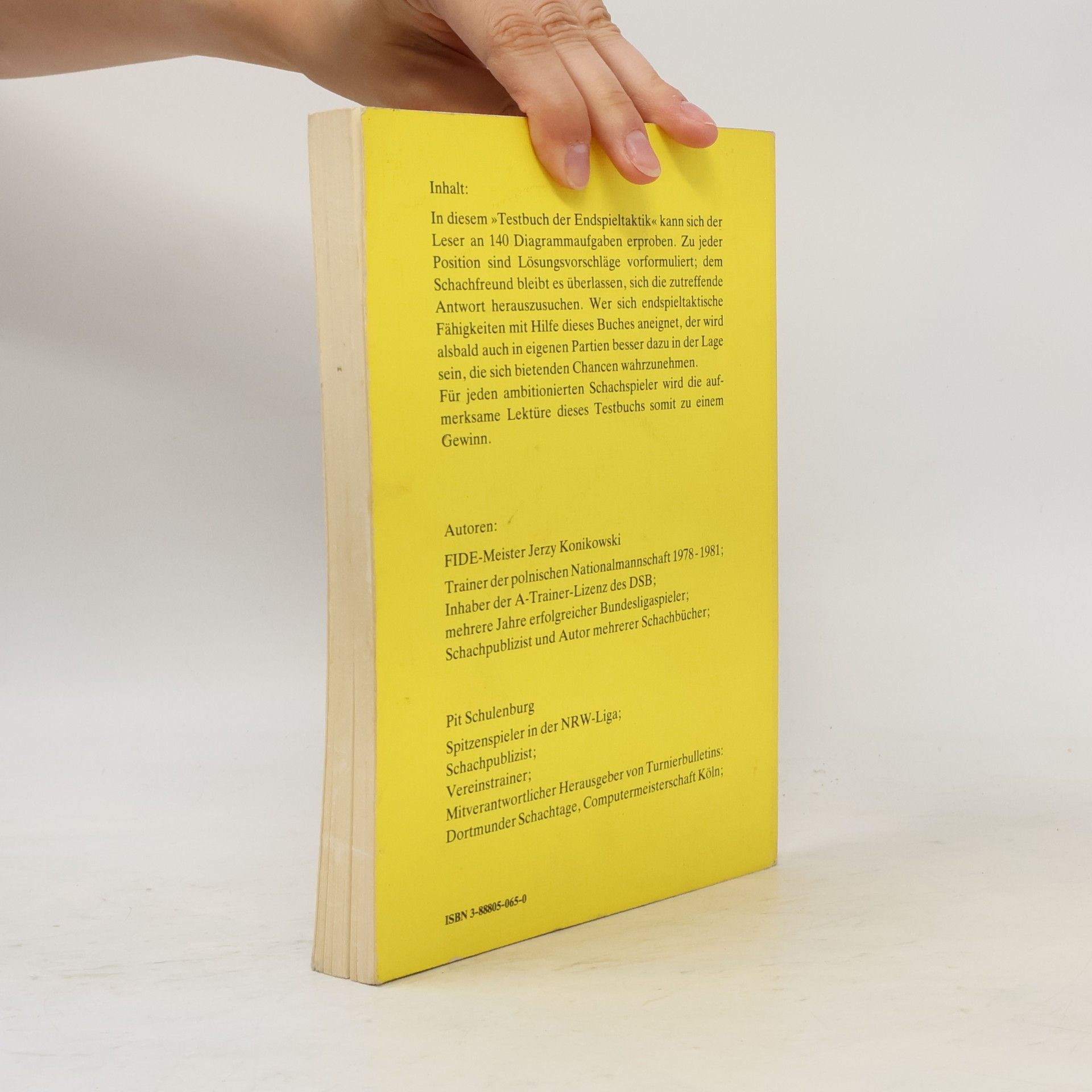 Jerzy Konikowski Testbuch der Endspieltaktik