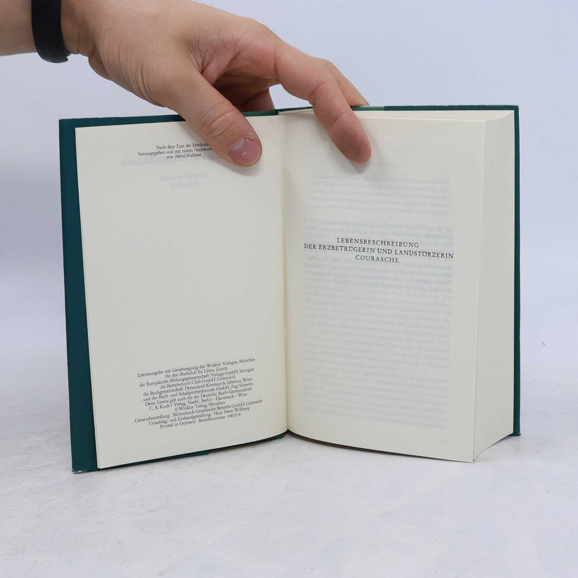 Hans Jakob Christoffel von Grimmelshausen Simplicianische Schriften