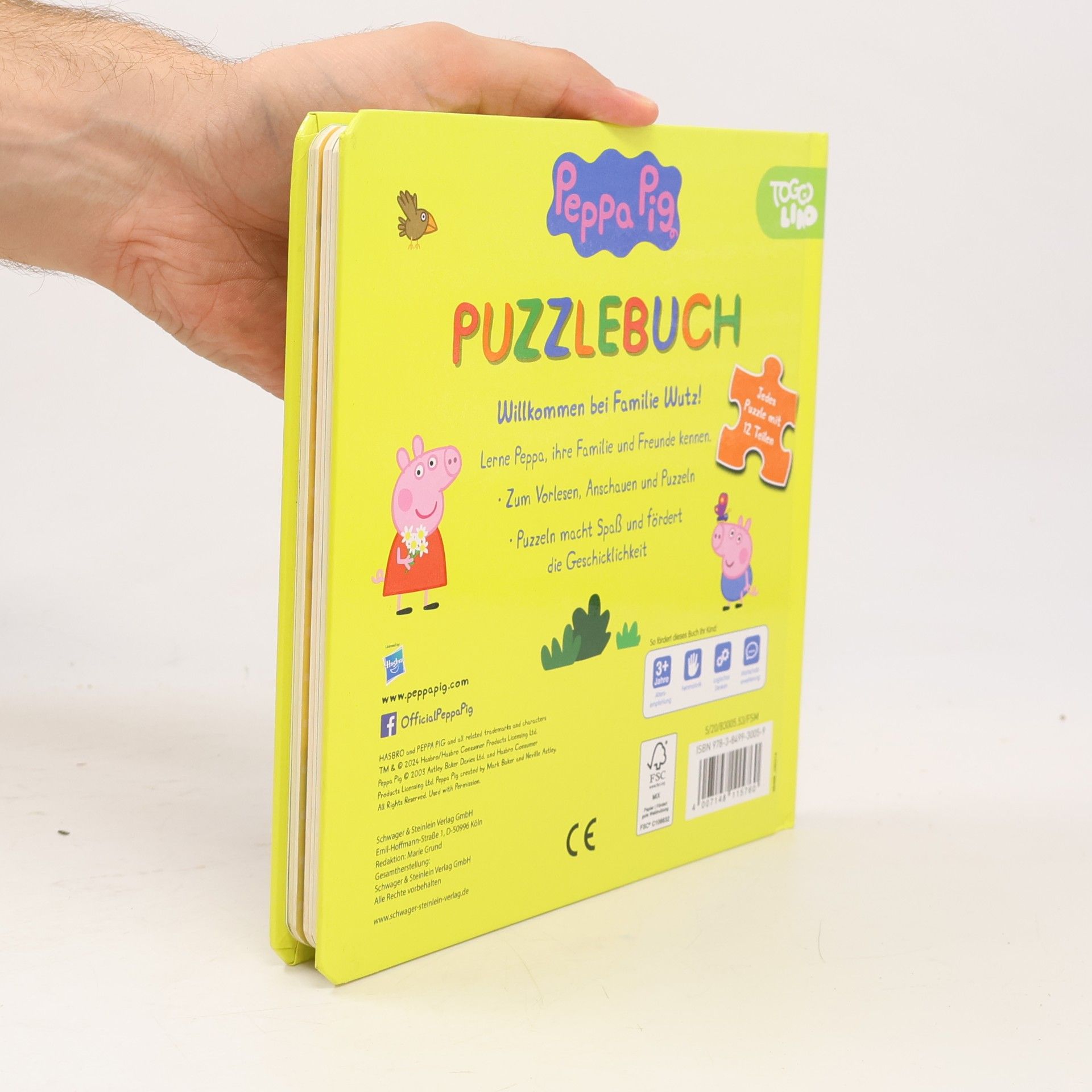 Kolektiv autorů Peppa Pig: Knížka s puzzle