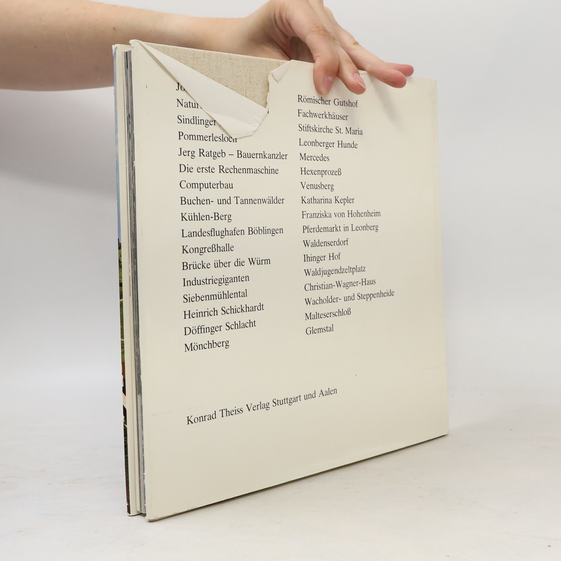 Hans Dieter Musch Schönbuch und Gäu