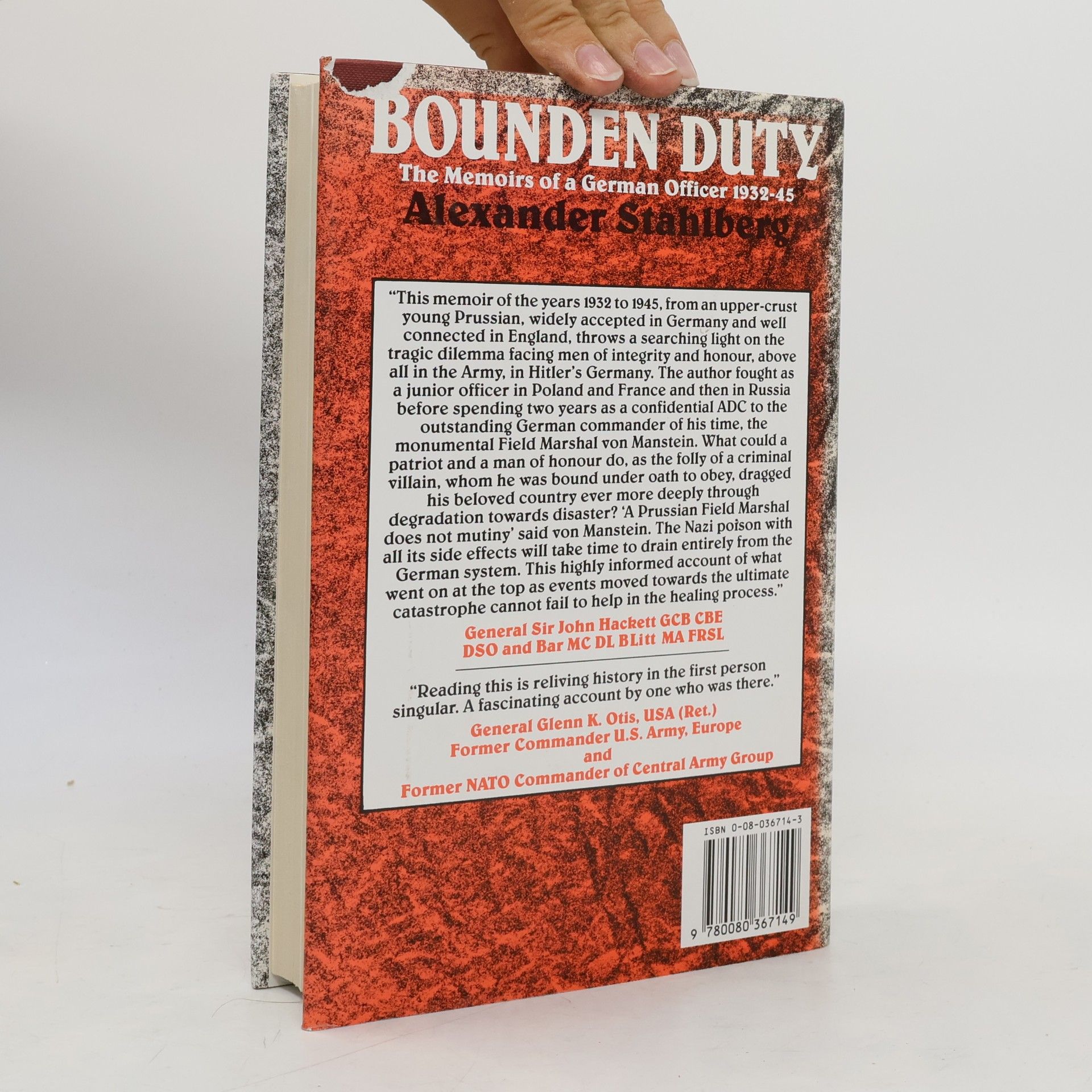 Alexander Stahlberg Bounden Duty