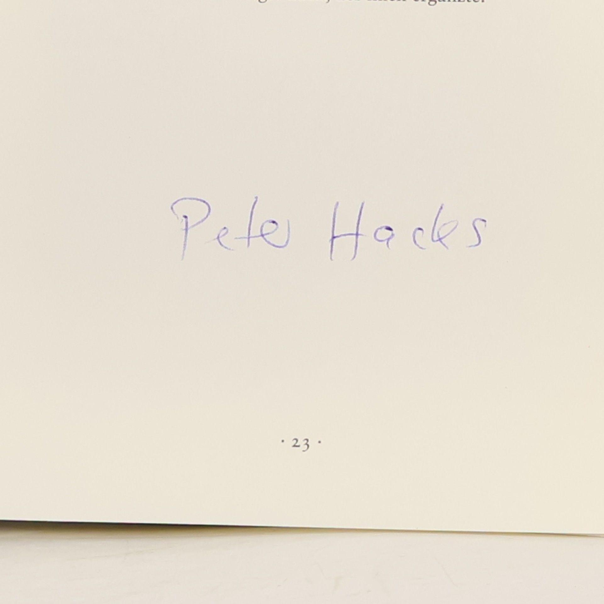 Peter Hacks Hundert Gedichte