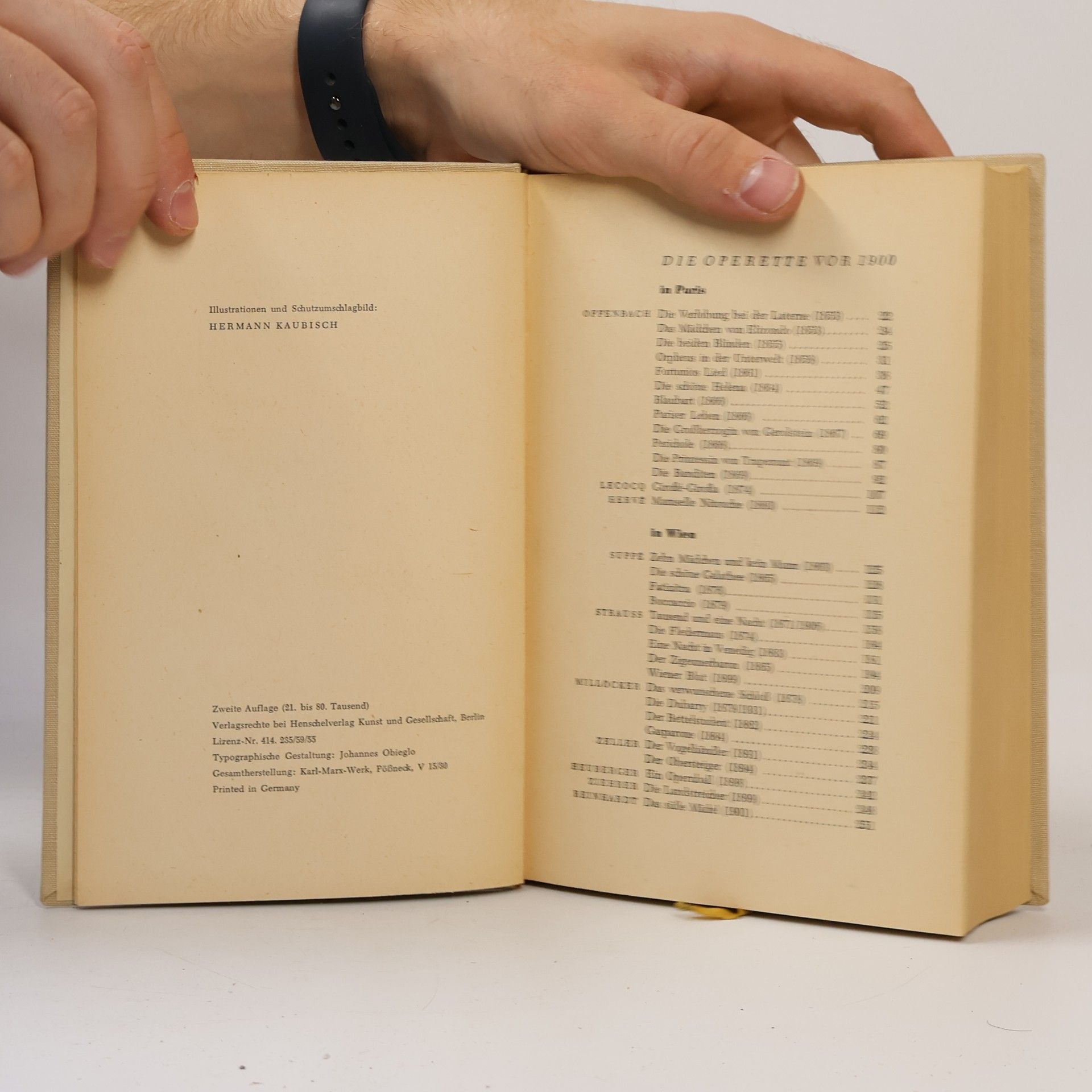 Otto Schneidereit  Operettenbuch