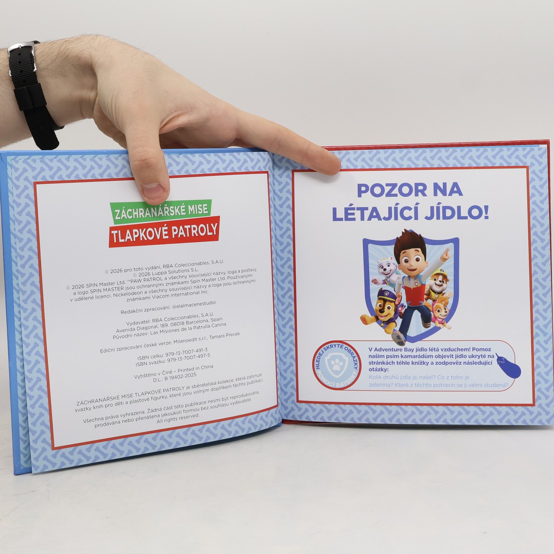 Autorenkollektiv Záchranářské mise Tlapkové patroly: Pozor na létající jídlo!