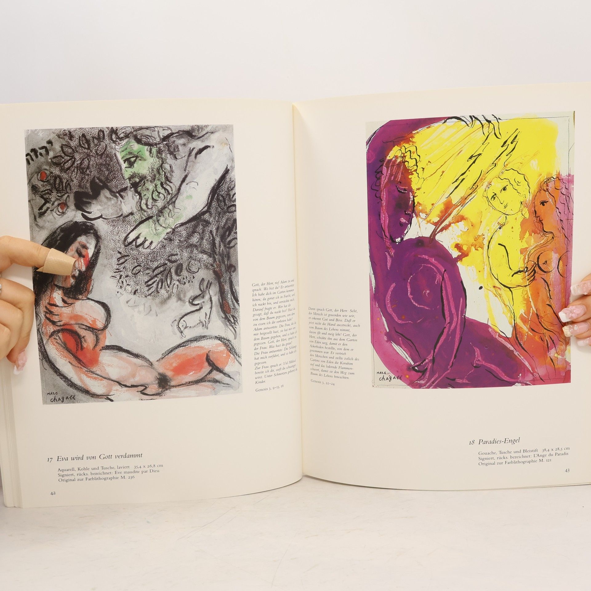 Marc Chagall Marc Chagall - Die Bibel, Gouachen, Aquarelle, Pastelle und Zeichnungen aus dem Nachlass des Künstlers