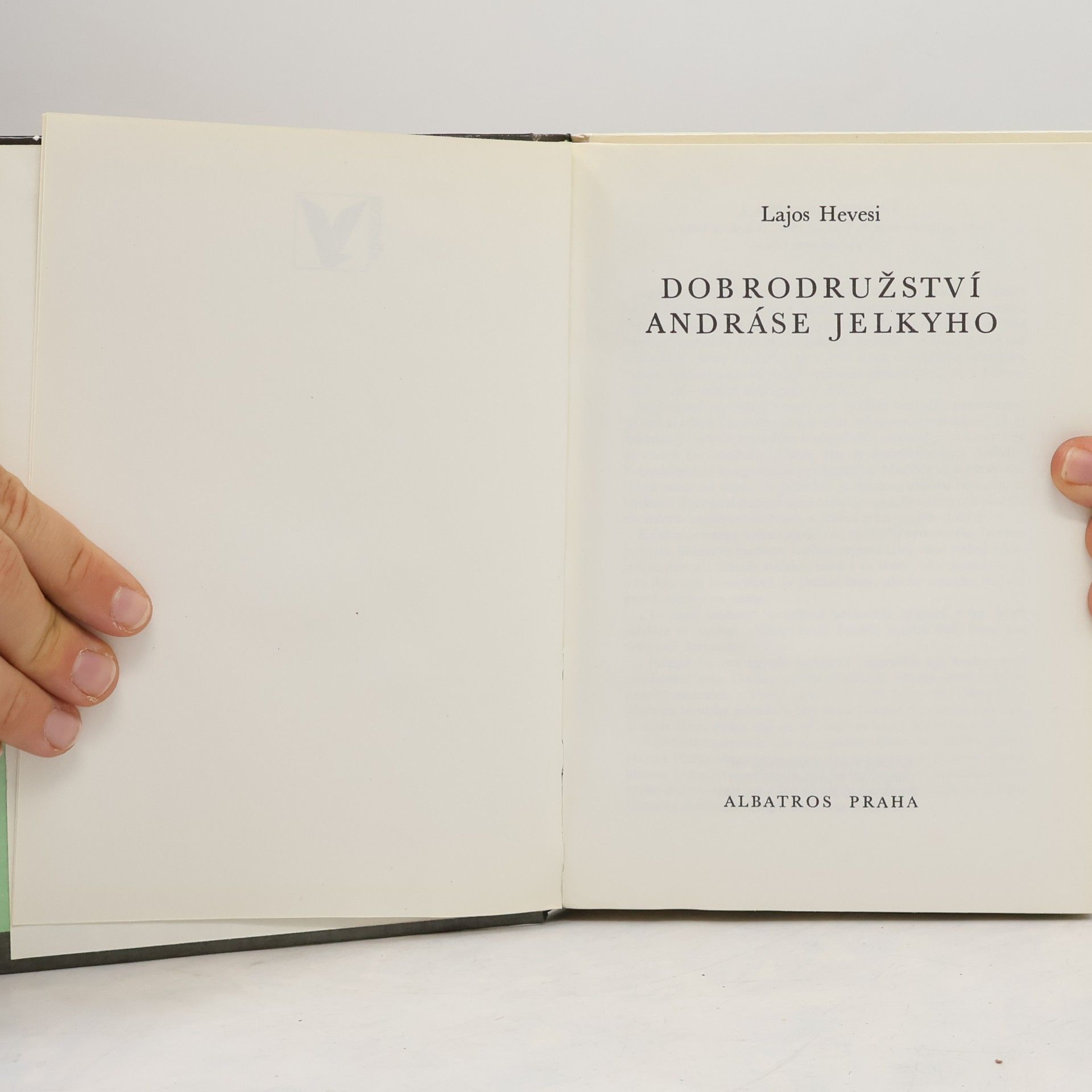 Ludwig Hevesi Dobrodružství Andráse Jelkyho